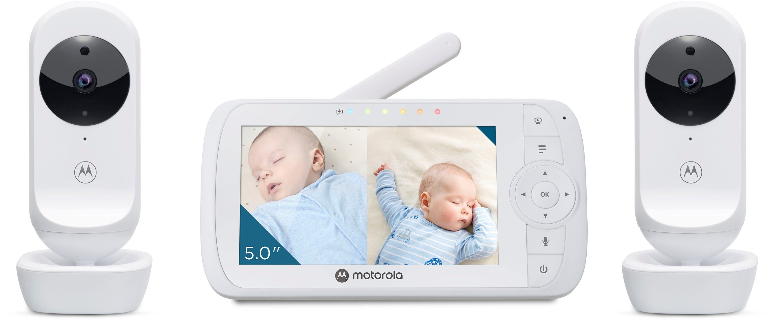 Motorola Babyfoon Video Nursery VM 35-2 Twin 2x Kameras