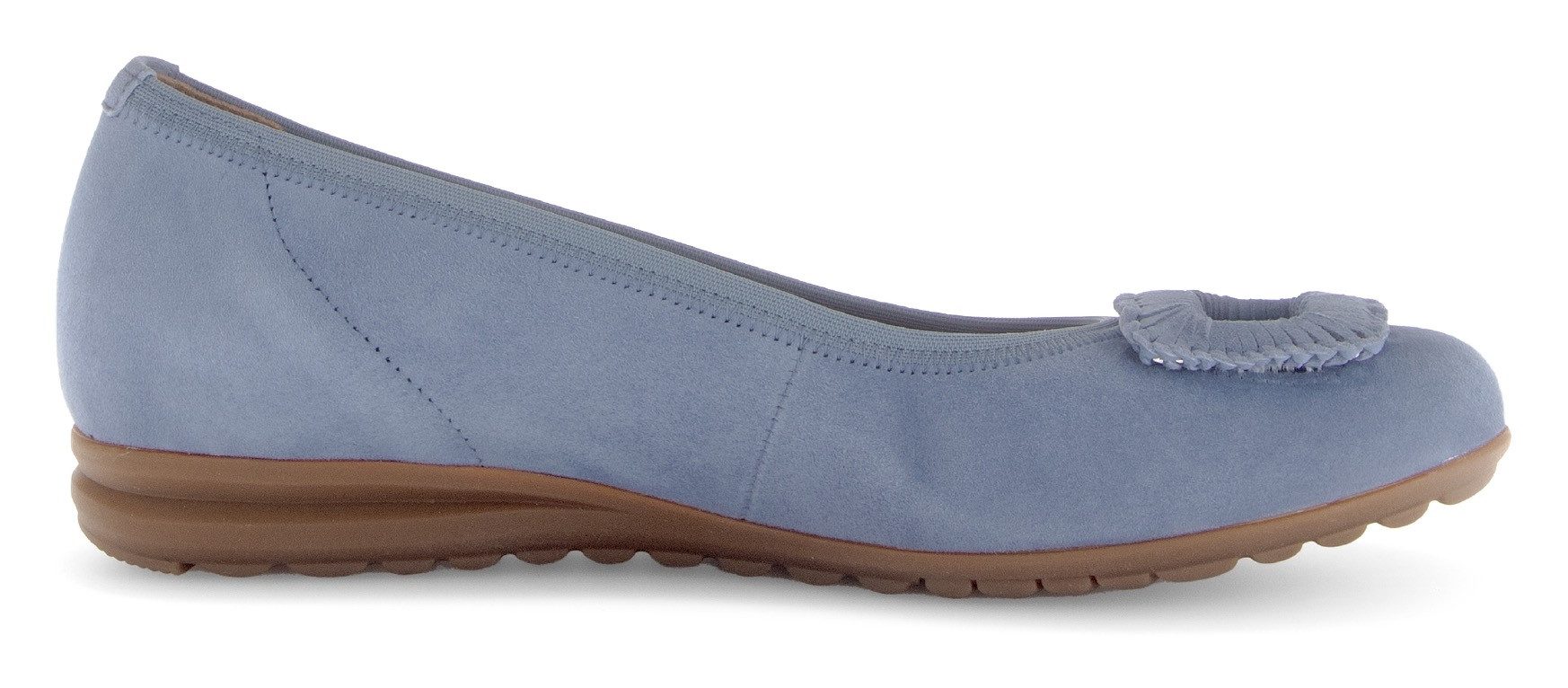 Gabor Ballerina's Florence , comfort schoen, zakelijke schoen, elastische afwerking, comfortbreedte g (= breed)