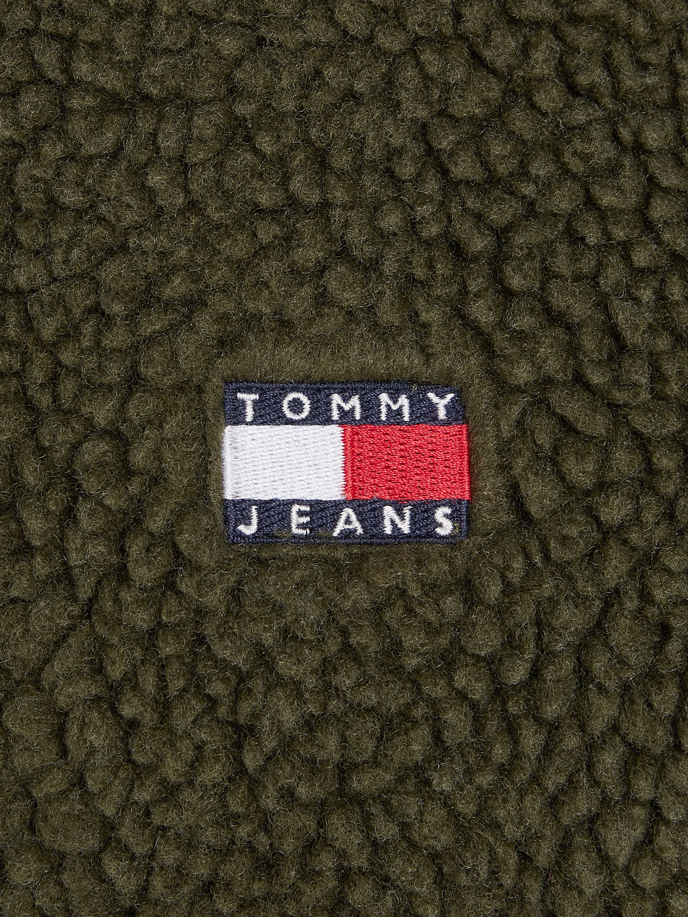 Tommy Jeans Plus Sweatvest TJM REG BADGE TEDDY ZIP TRU EXT