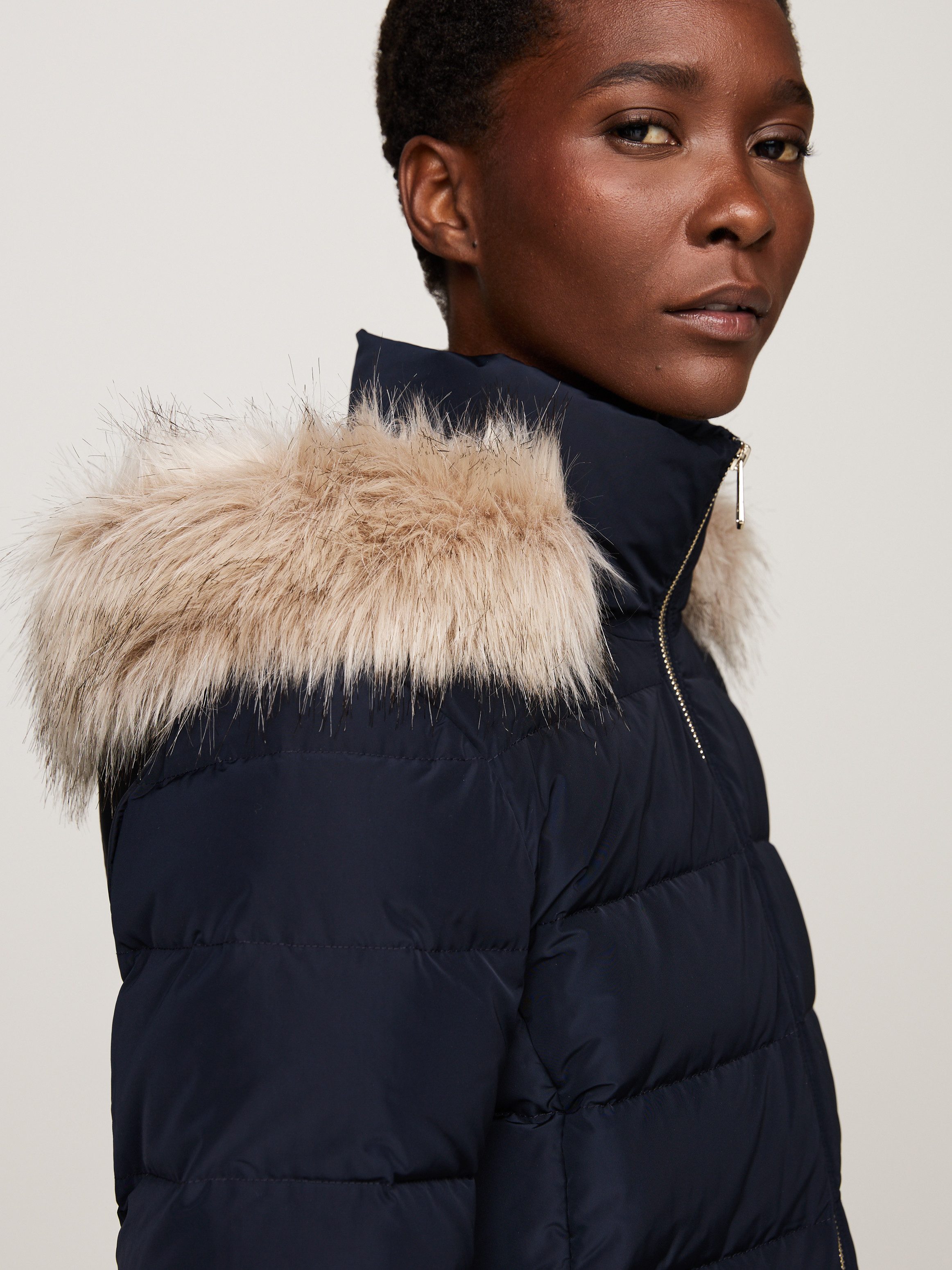Tommy Hilfiger Gewatteerde jas met logopatch