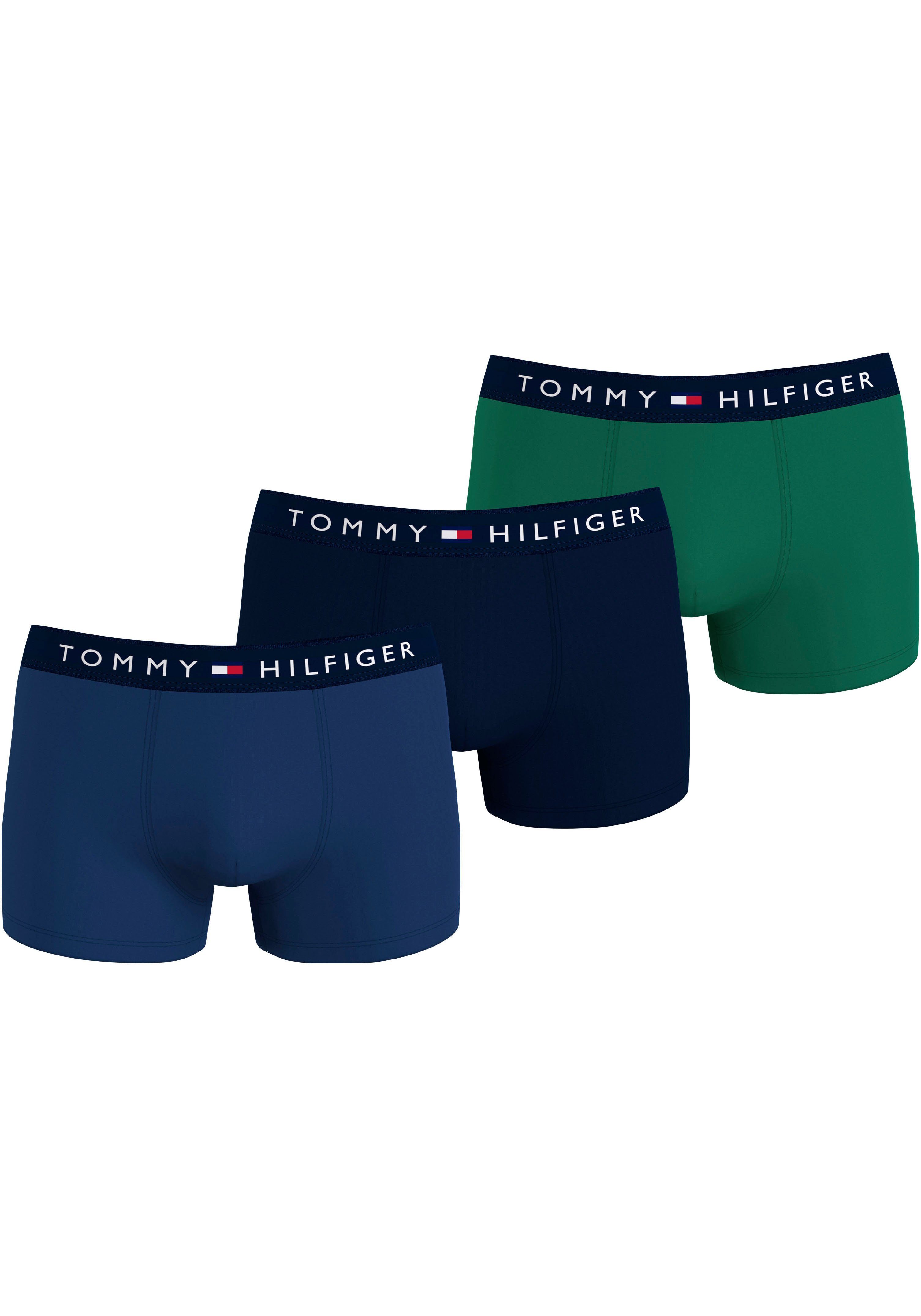 Tommy Hilfiger Underwear Trunk 3P TRUNK met logoband (3 stuks Set van 3)
