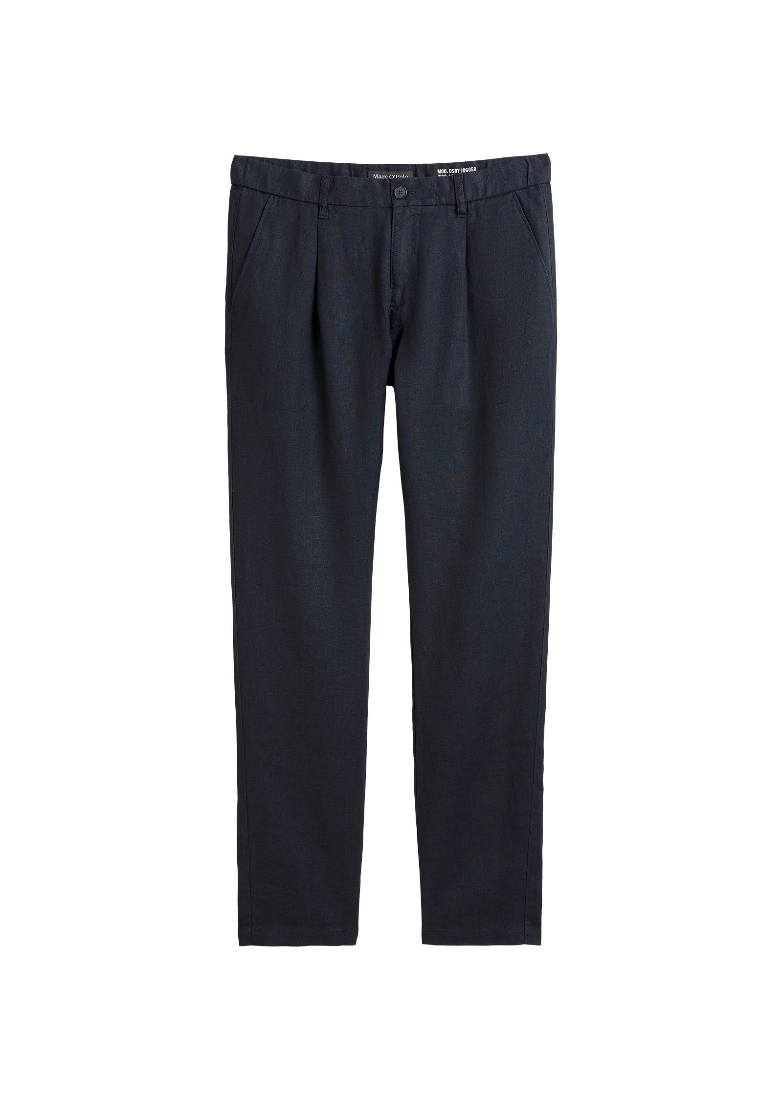 Marc O'Polo Linnen broek Osby jogger pleats