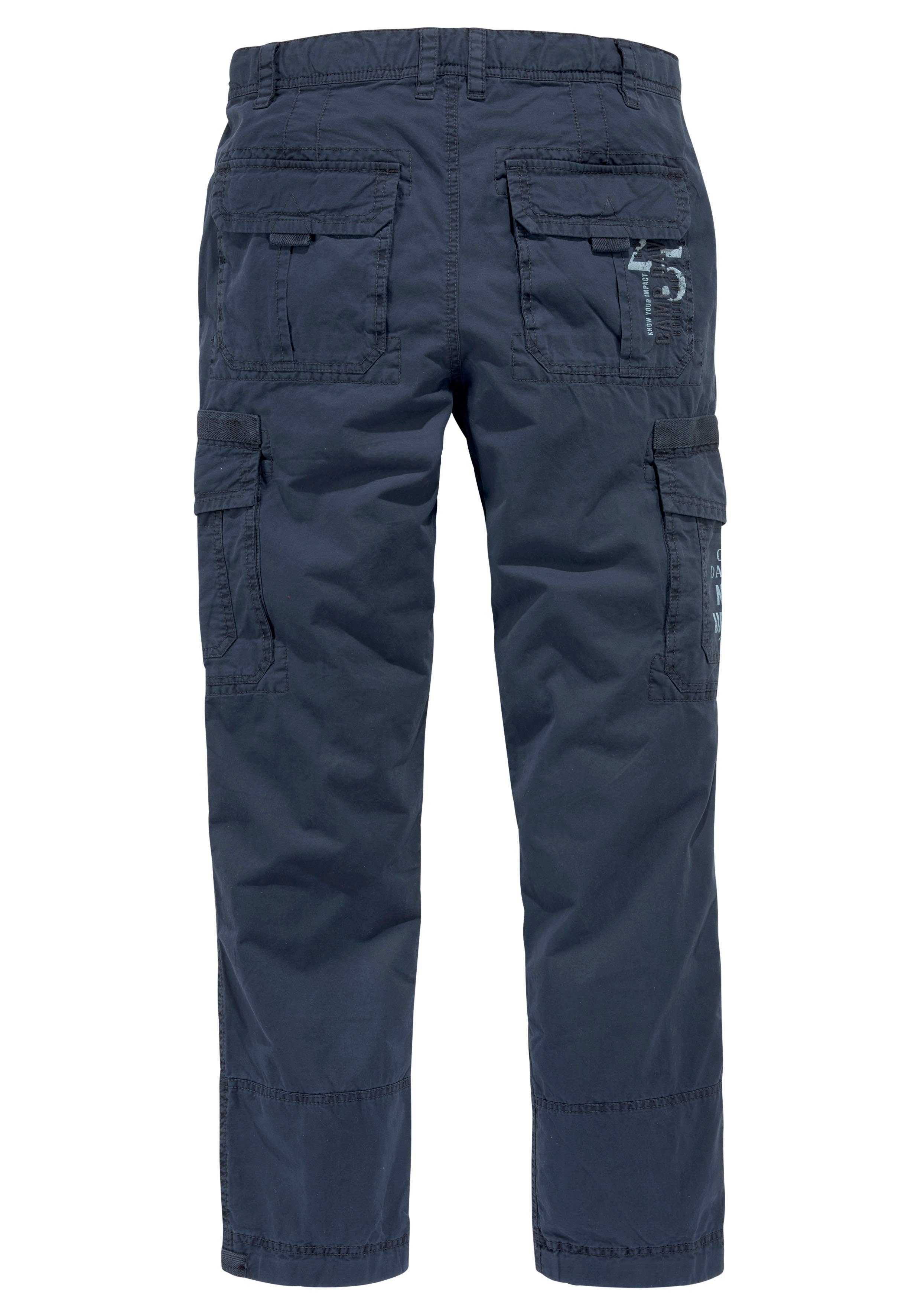 CAMP DAVID Cargobroek met logo-opschrift