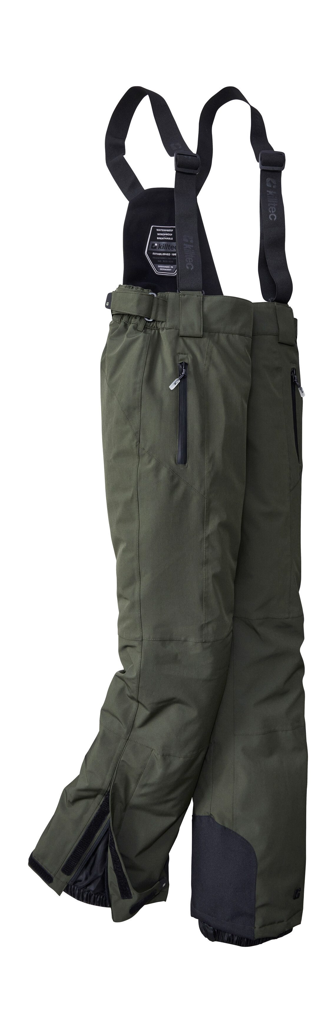 Killtec Skibroek KSW 100 ENOSH MN SKI PNTS Wind- en waterdichte skibroek, verstelbaar, met sneeuwvangers