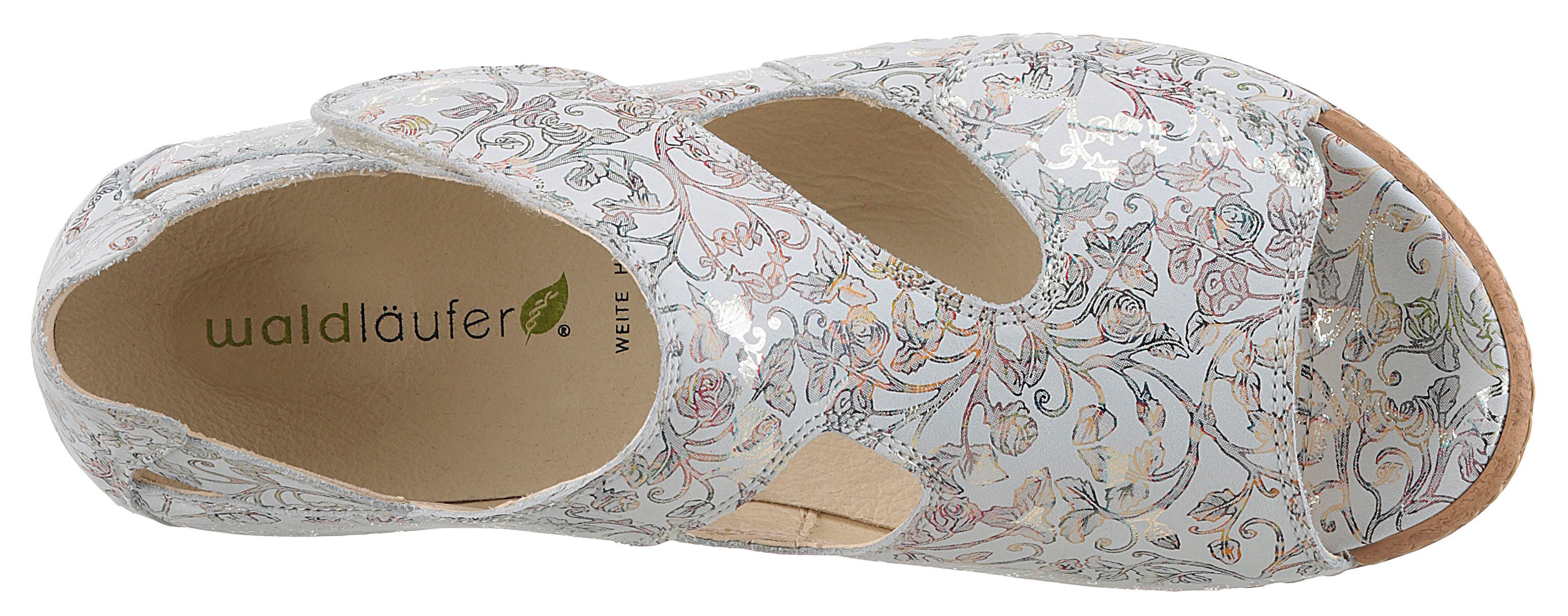 Waldläufer Sandalen HELIETT zomerschoen, sandaal, sleehak, met randstiksel, h-breedte