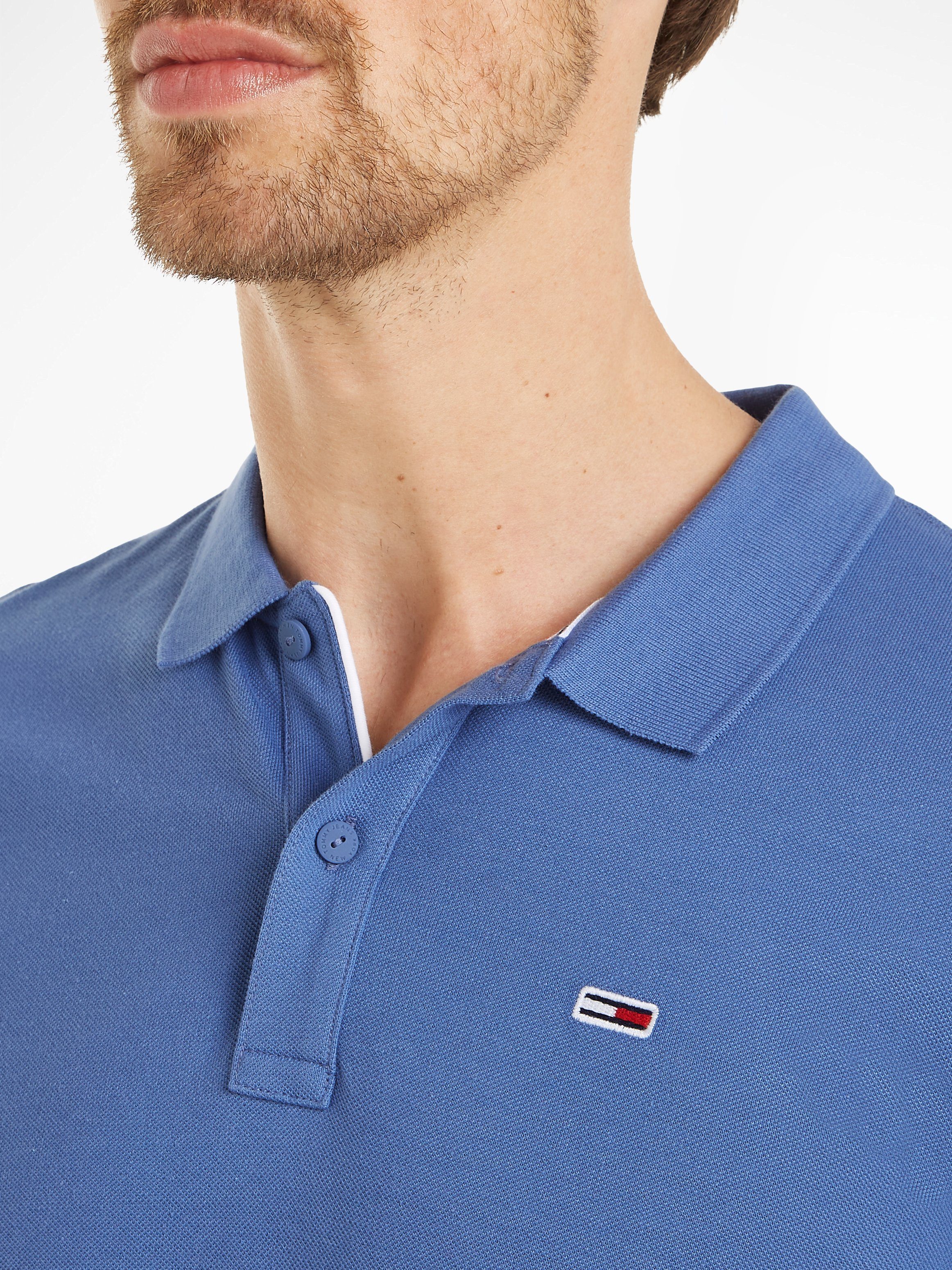 TOMMY JEANS Poloshirt TJM SLIM PLACKET POLO