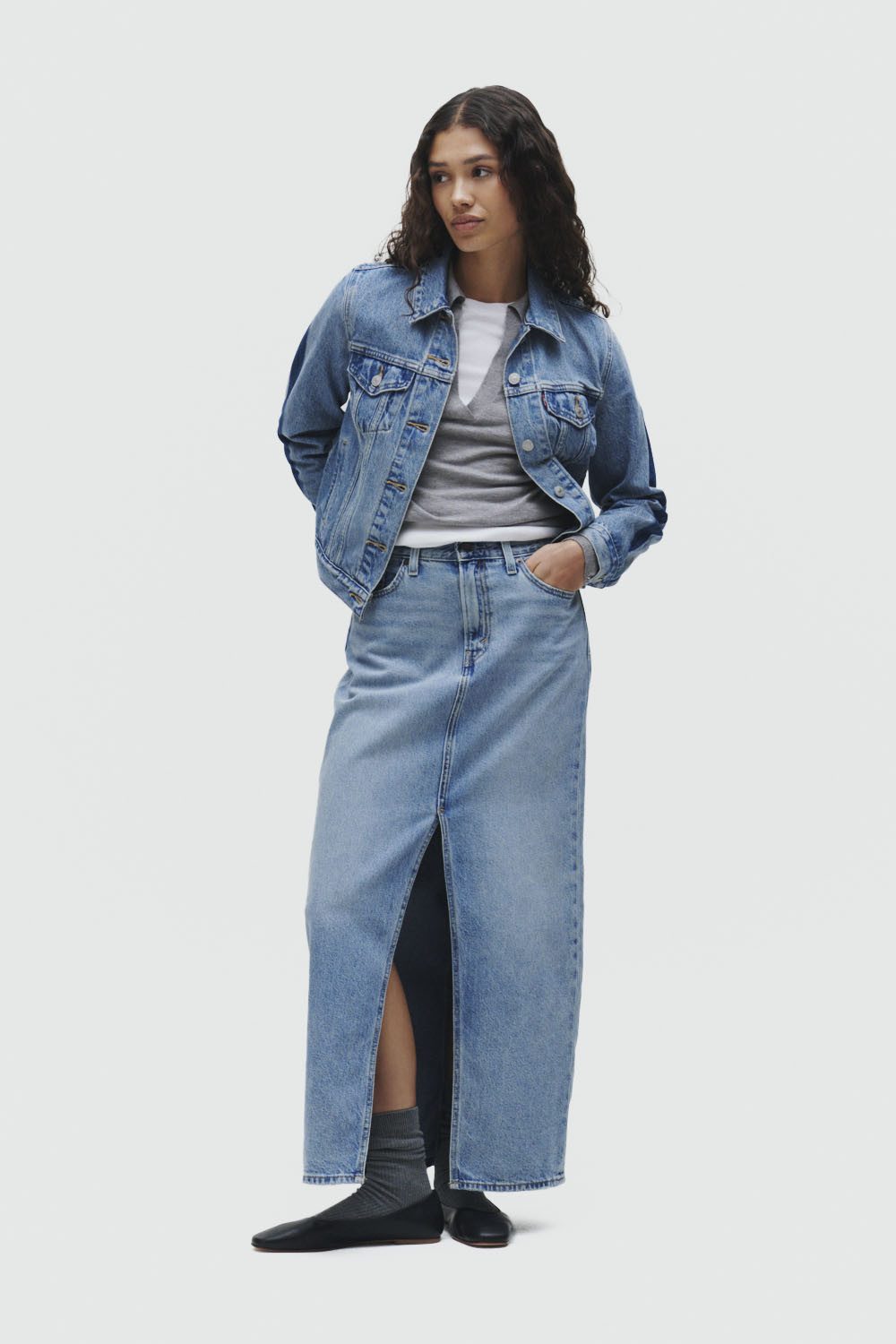 Levi's® Jeans rok Ankle Column Skirt