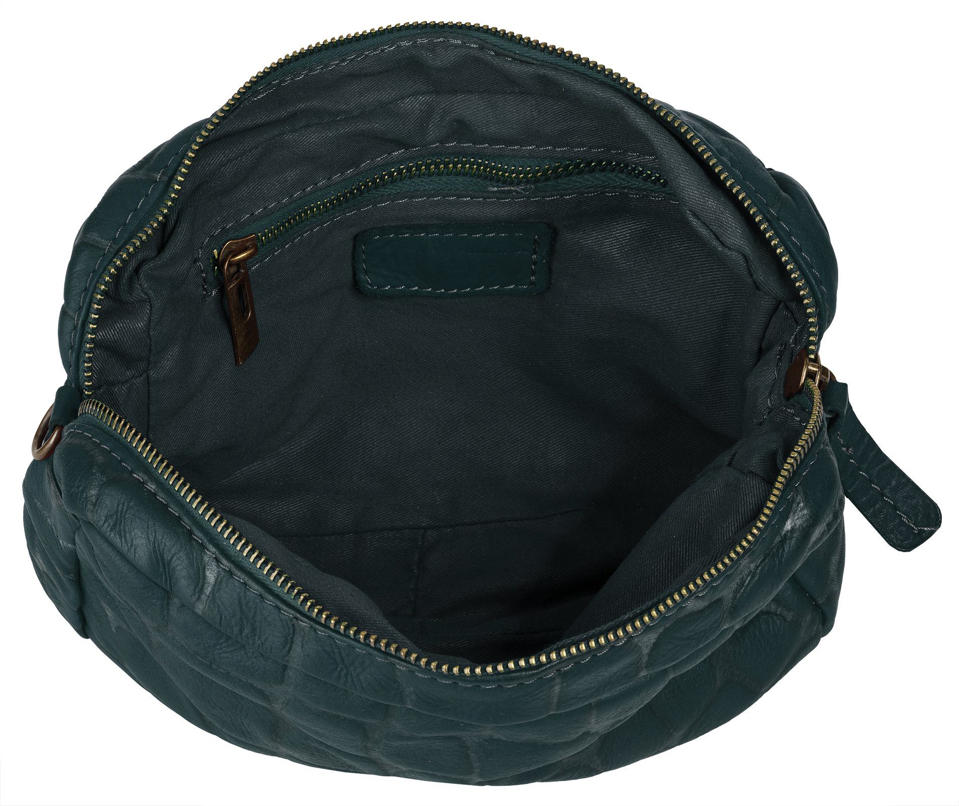 Samantha Look Schoudertas echt leer, made in italy