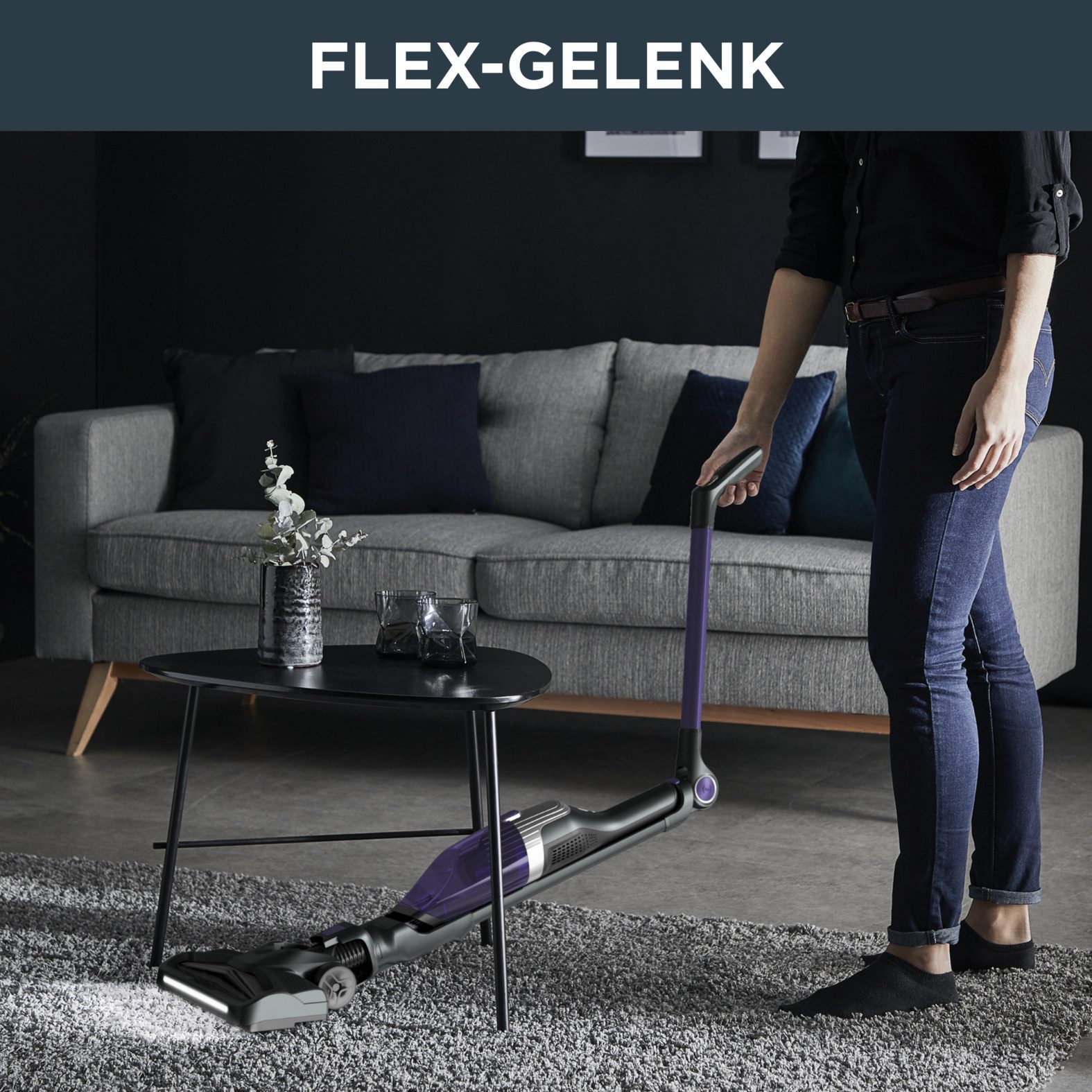 Rowenta Accu-kruimeldief en -stofzuiger Xtrem Compact, licht, zeer compact, flexibele scharnier, lange accuduur