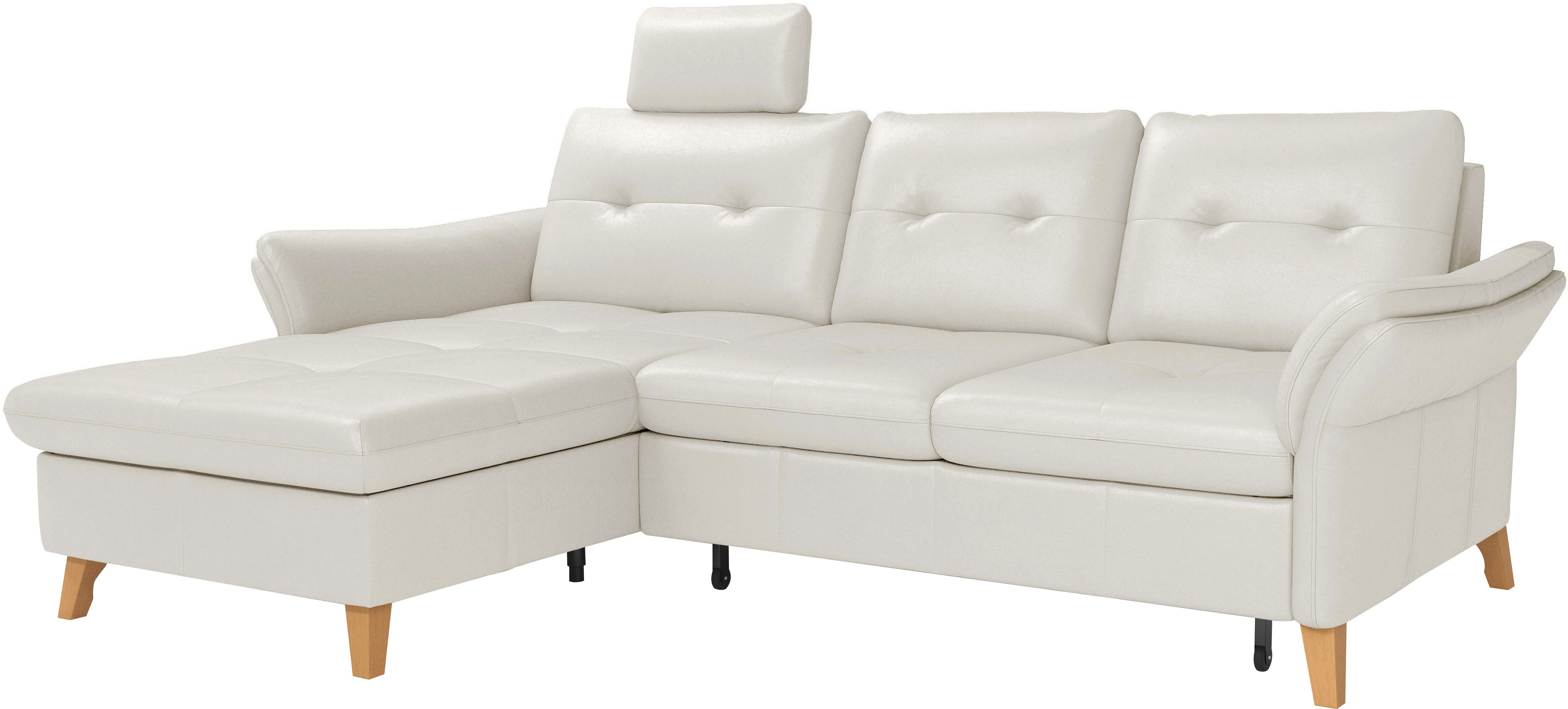 sit&more Hoekbank Göteborg Zitdiepteverstelling en binnenvering, naar keuze met slaapfunctie