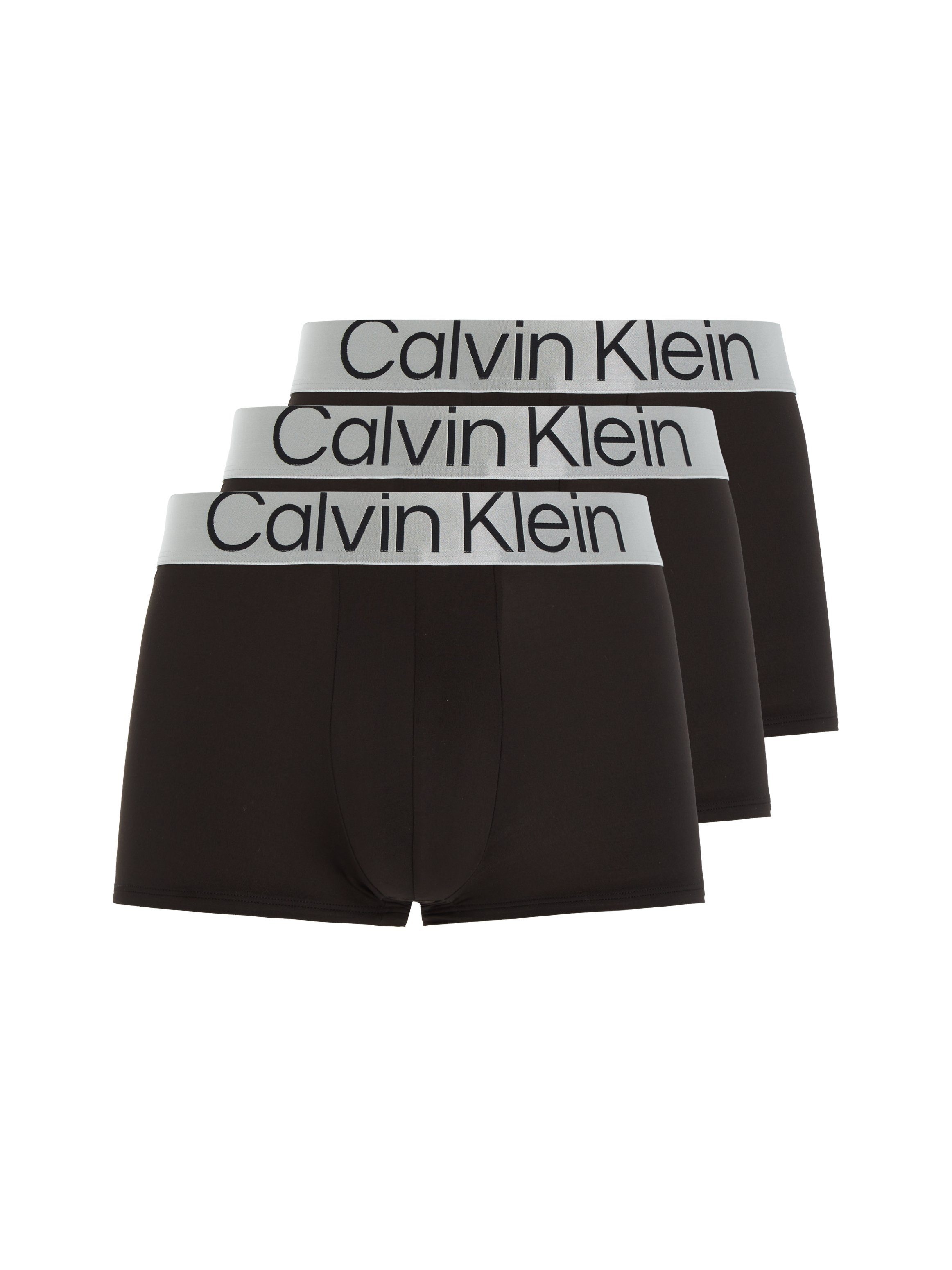 Calvin Klein Steel short microfiber 3-pack zwart