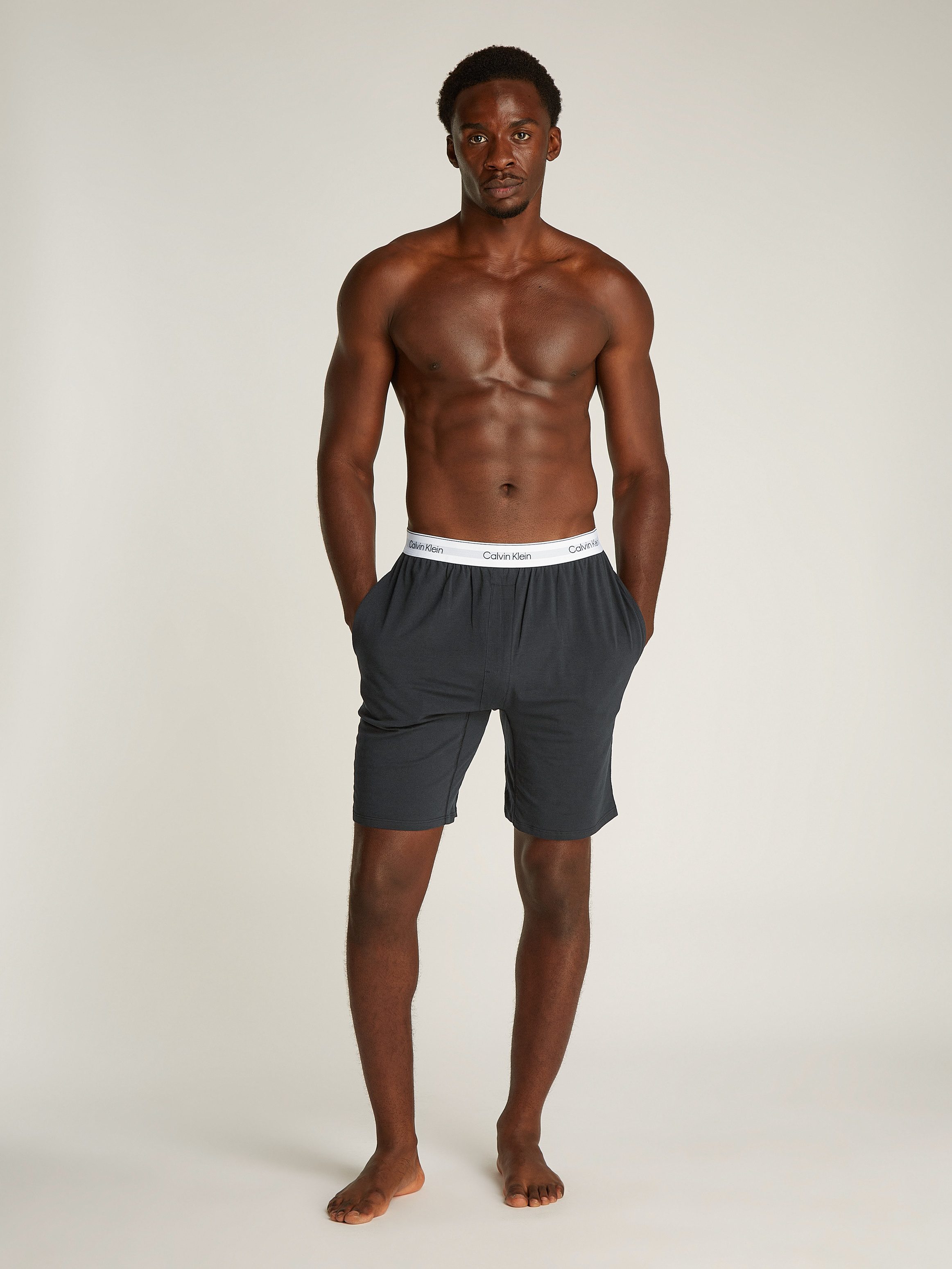 Calvin Klein Pyjamashort SLEEP SHORT met logoband