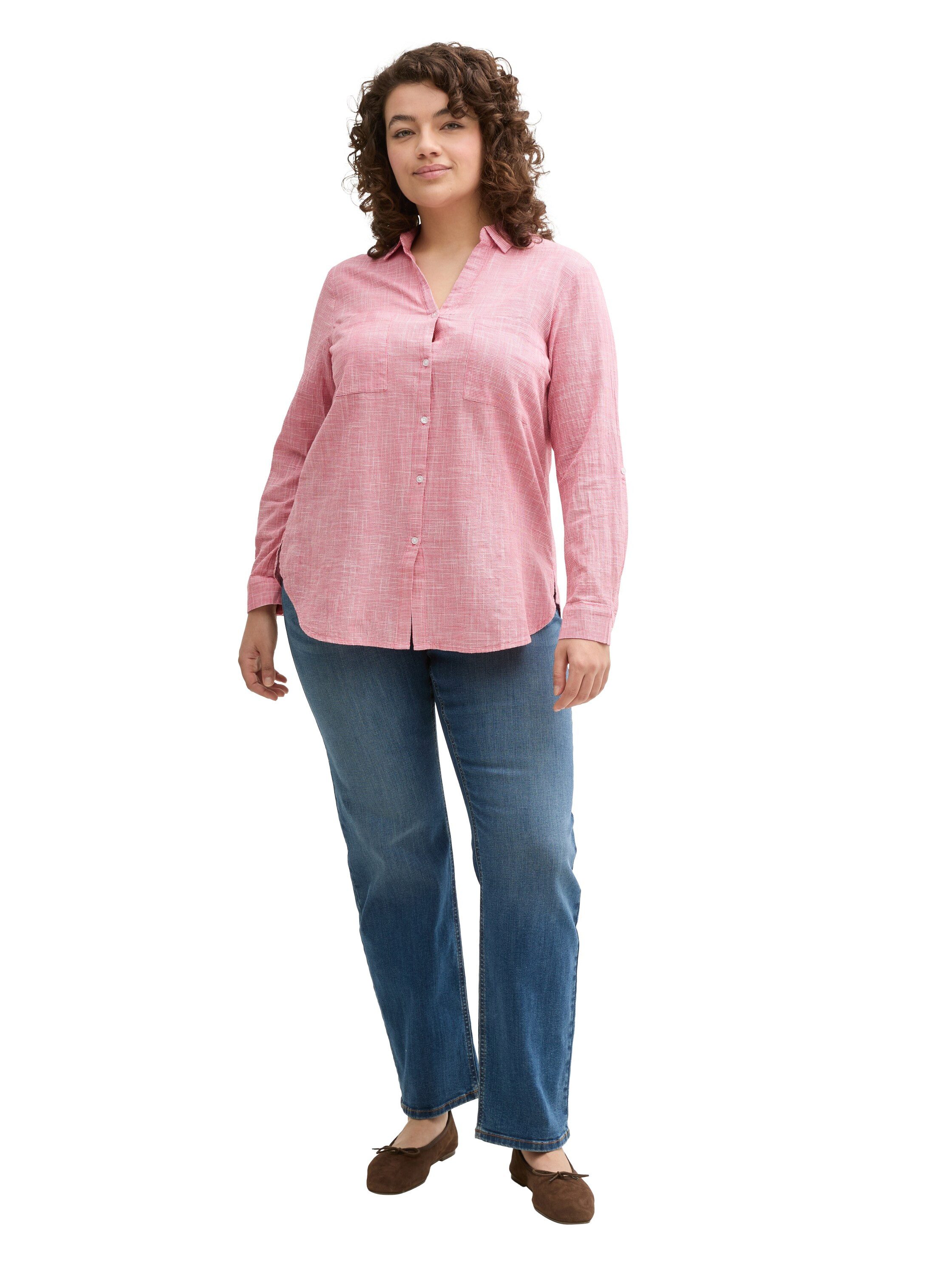 TOM TAILOR MY TRUE ME Shirtblouse met opgestikte borstzakken