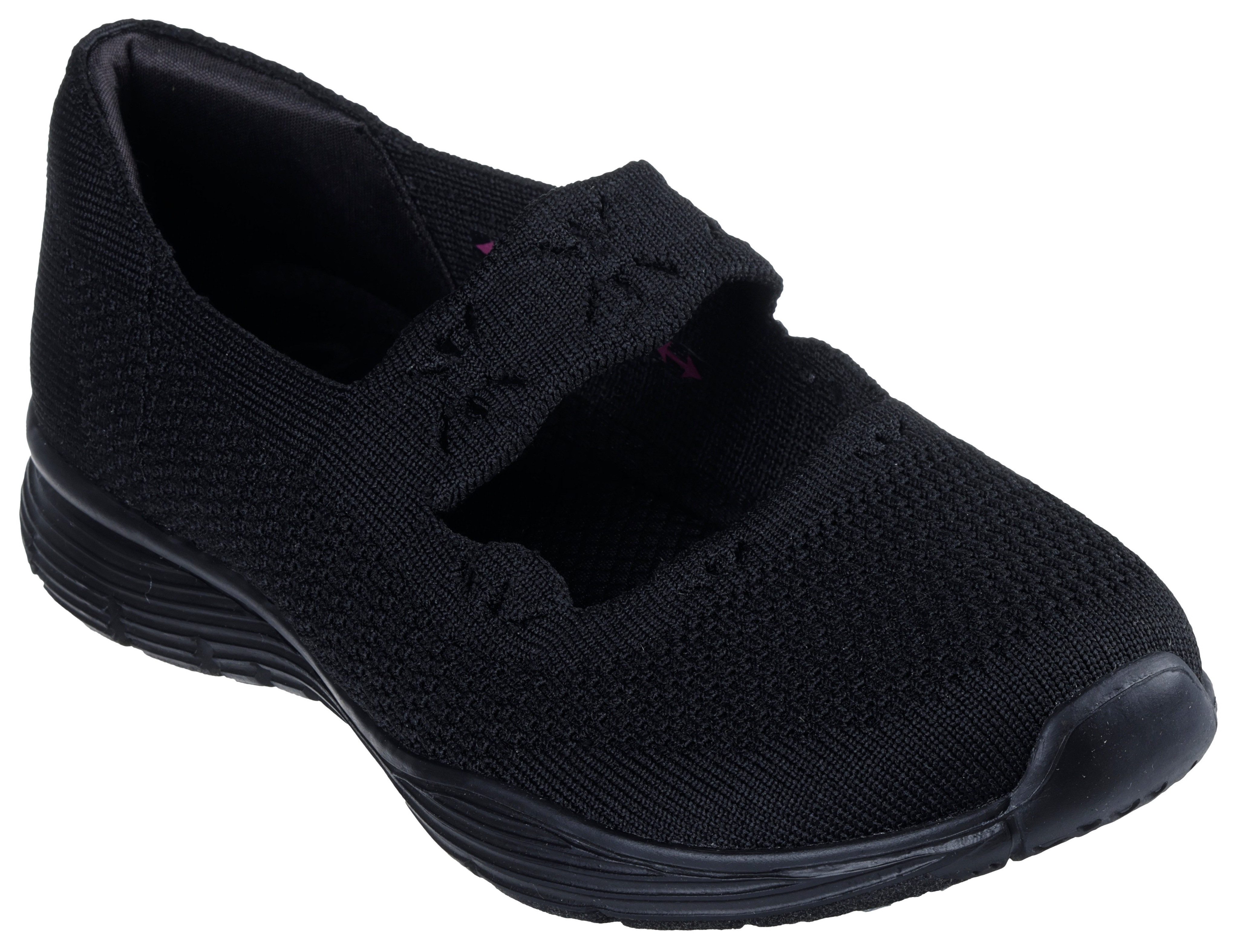 Skechers Slip-on sneakers SEAGER-CUTE N' COY , mary-jane, klittenbandschoen met memory foam