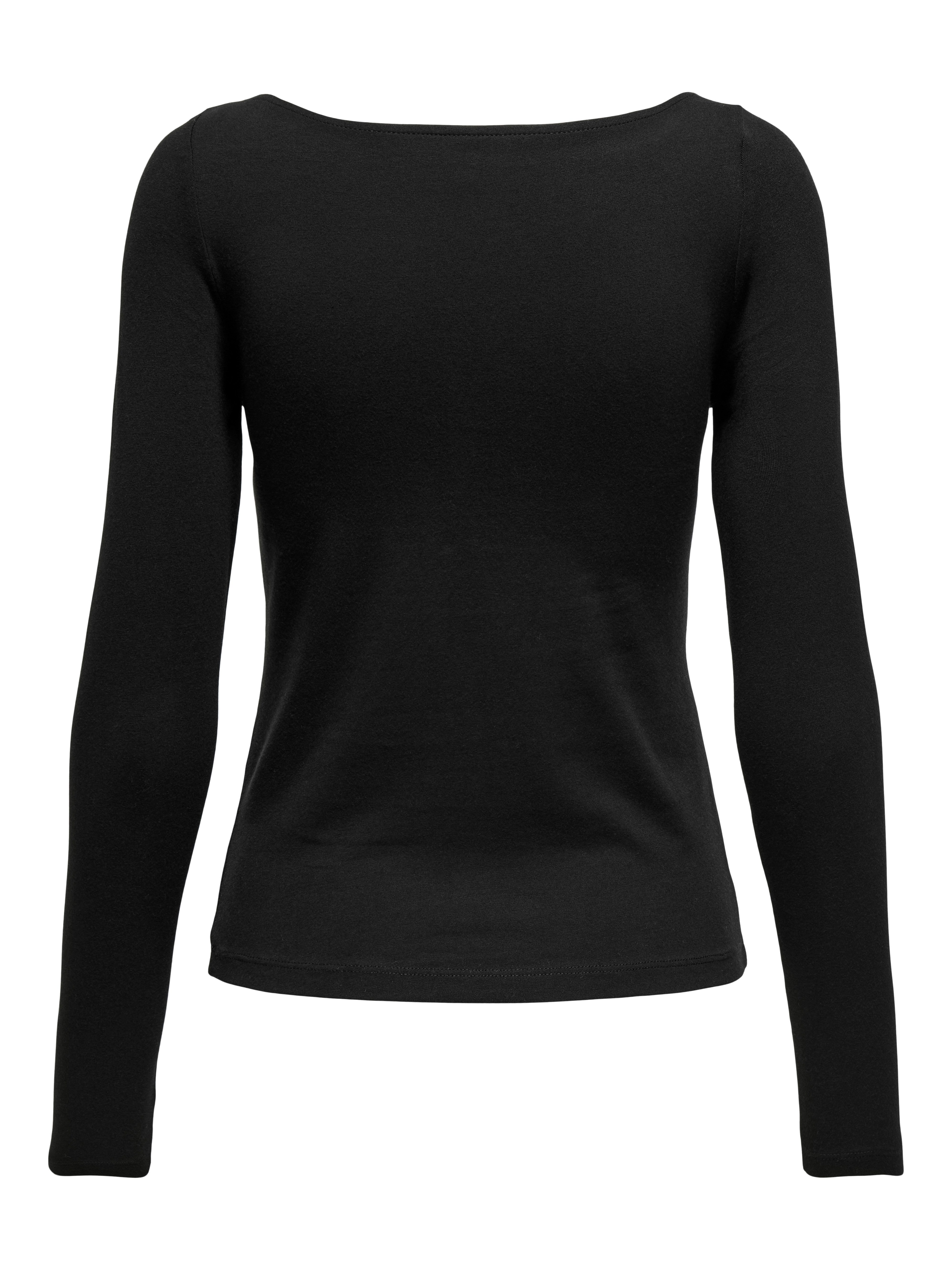 Only Shirt met lange mouwen ONLLIVE LOVE LIFE LS BOATNECK JRS NOOS