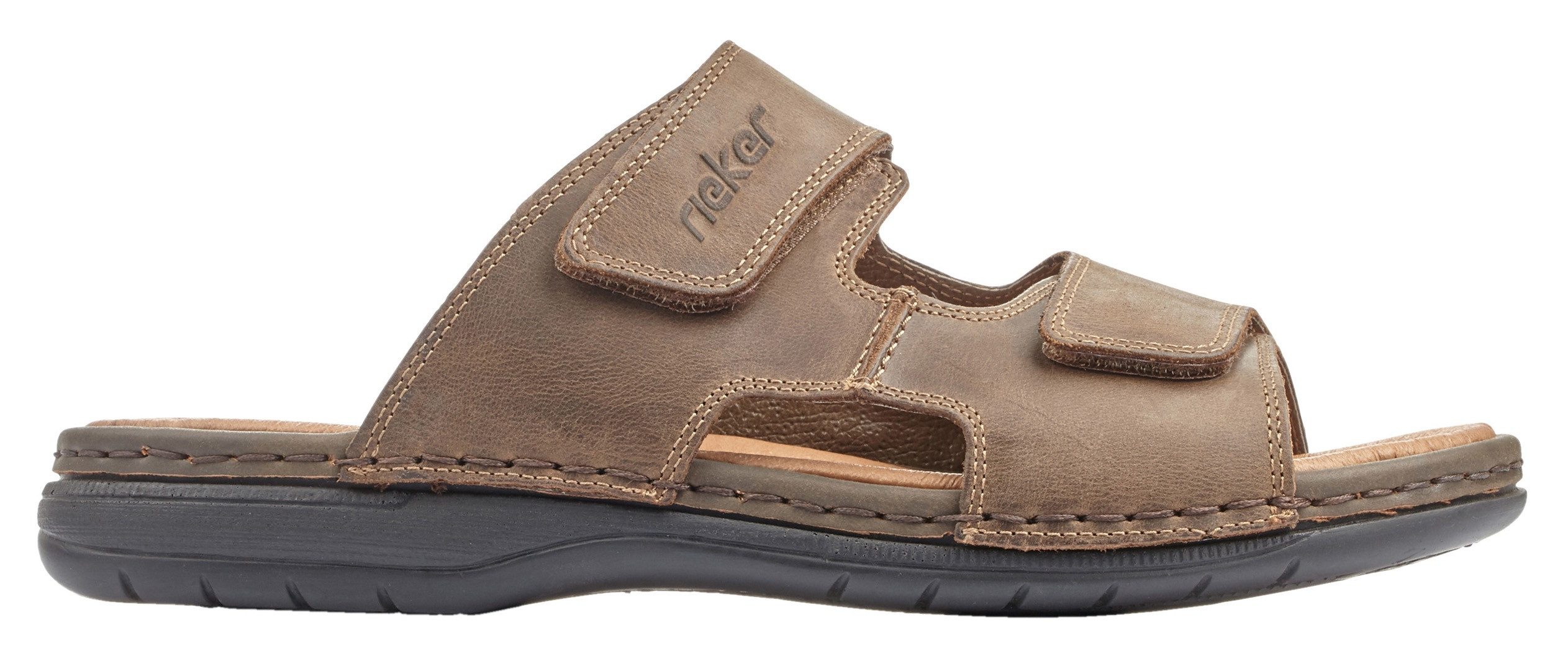 Rieker Slippers , zomerschoen, strandschoen, huisschoen met zachte binnenzool
