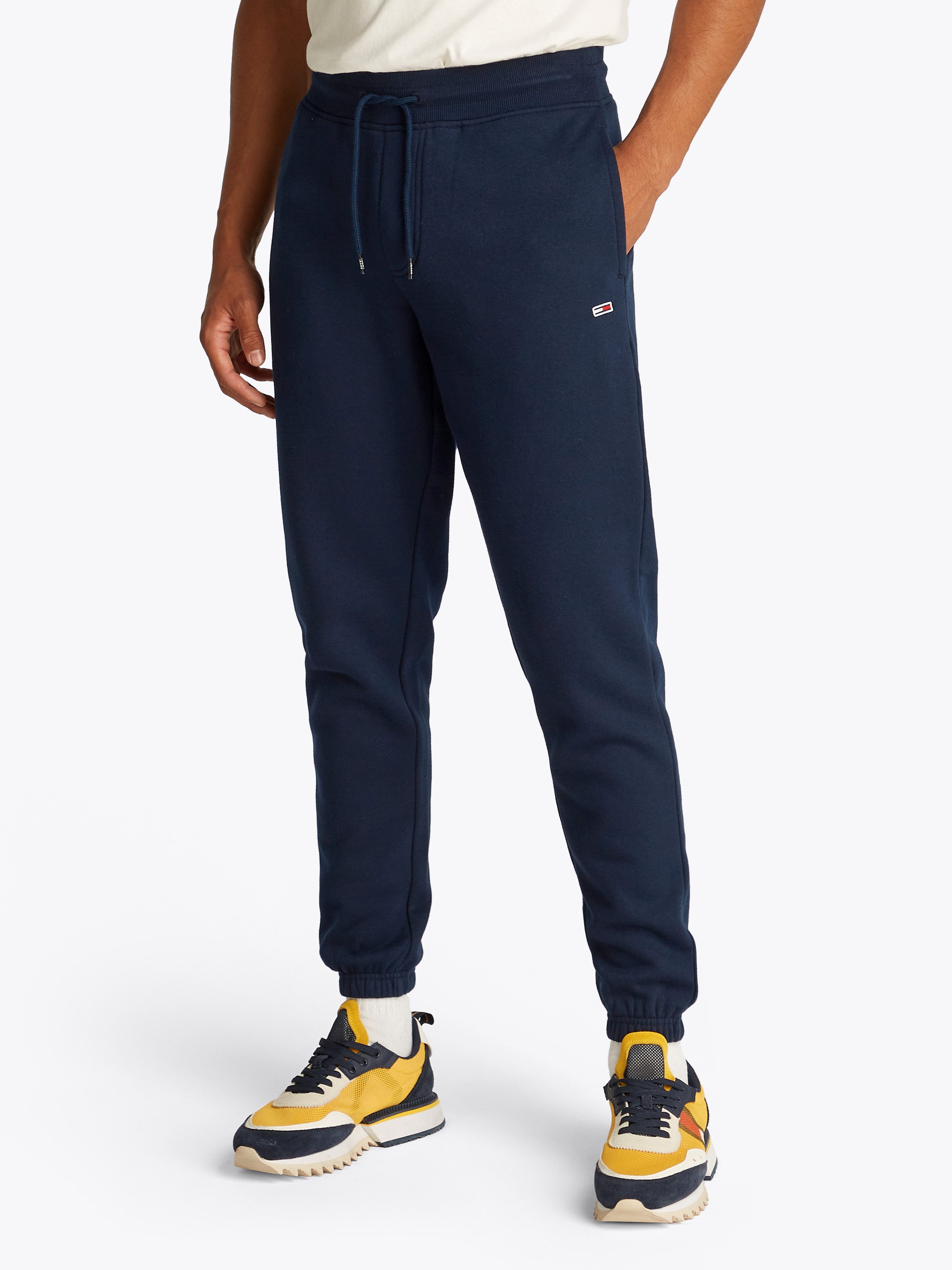 TOMMY JEANS Sweatbroek TJM SLIM S FLAG SWEATPANT