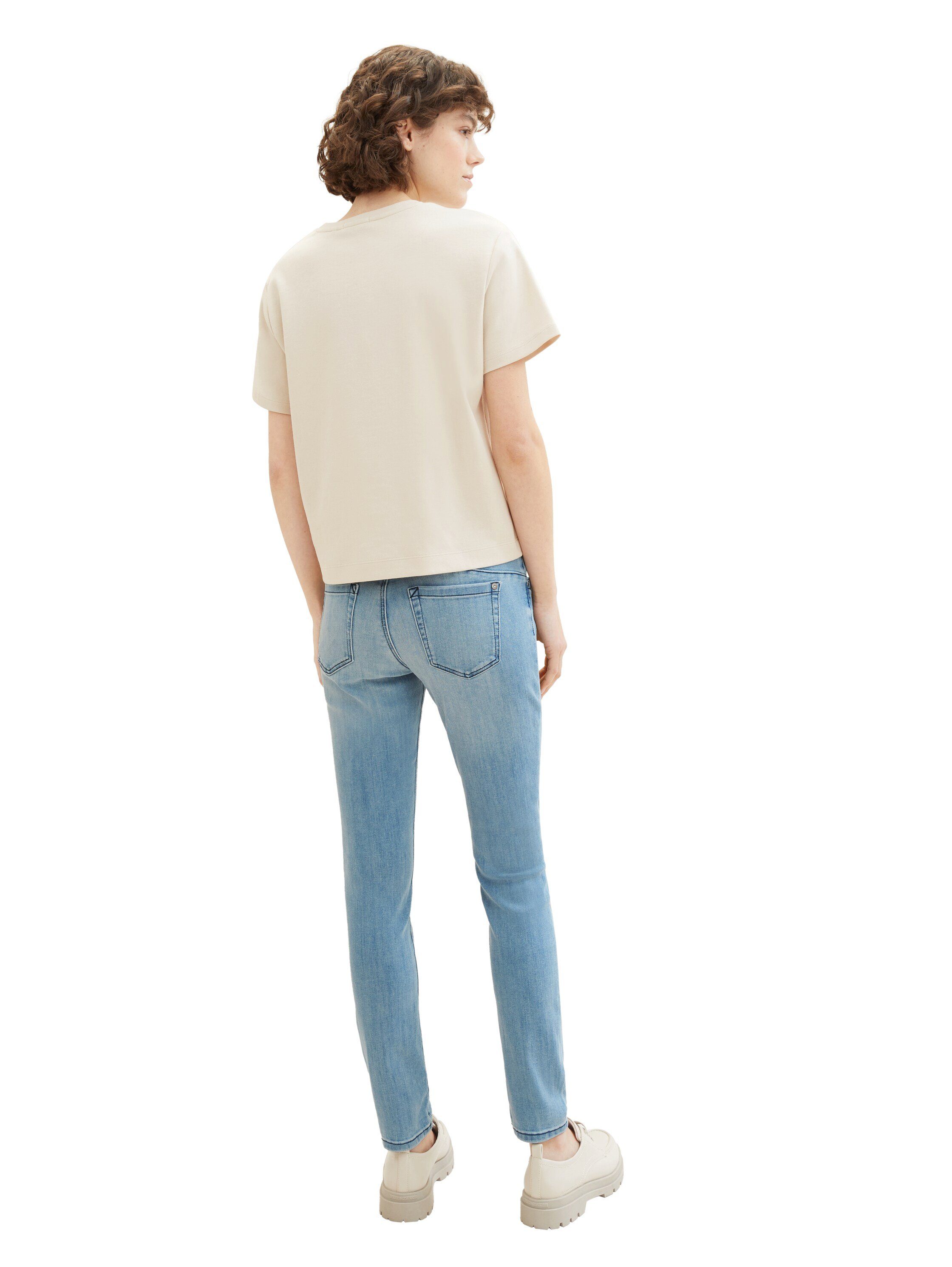 Tom Tailor 5-pocket jeans Tapered Relaxed met trekkoord in de tailleband