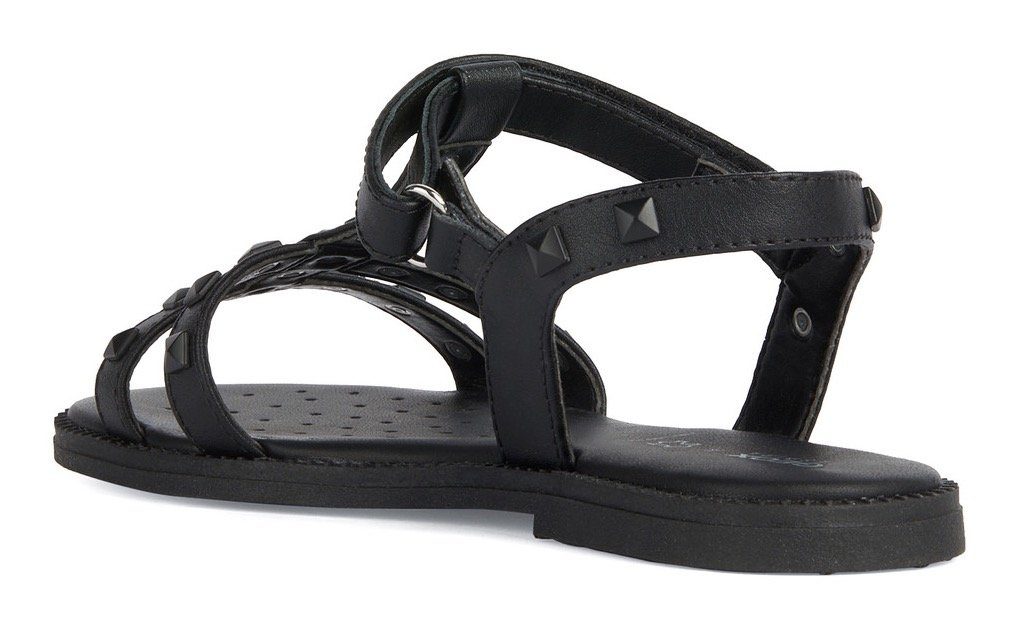 Geox Sandalen J SANDAL KARLY GIRL , zomerschoen, klittenbandschoen, sandaal, met bloemen applicatie