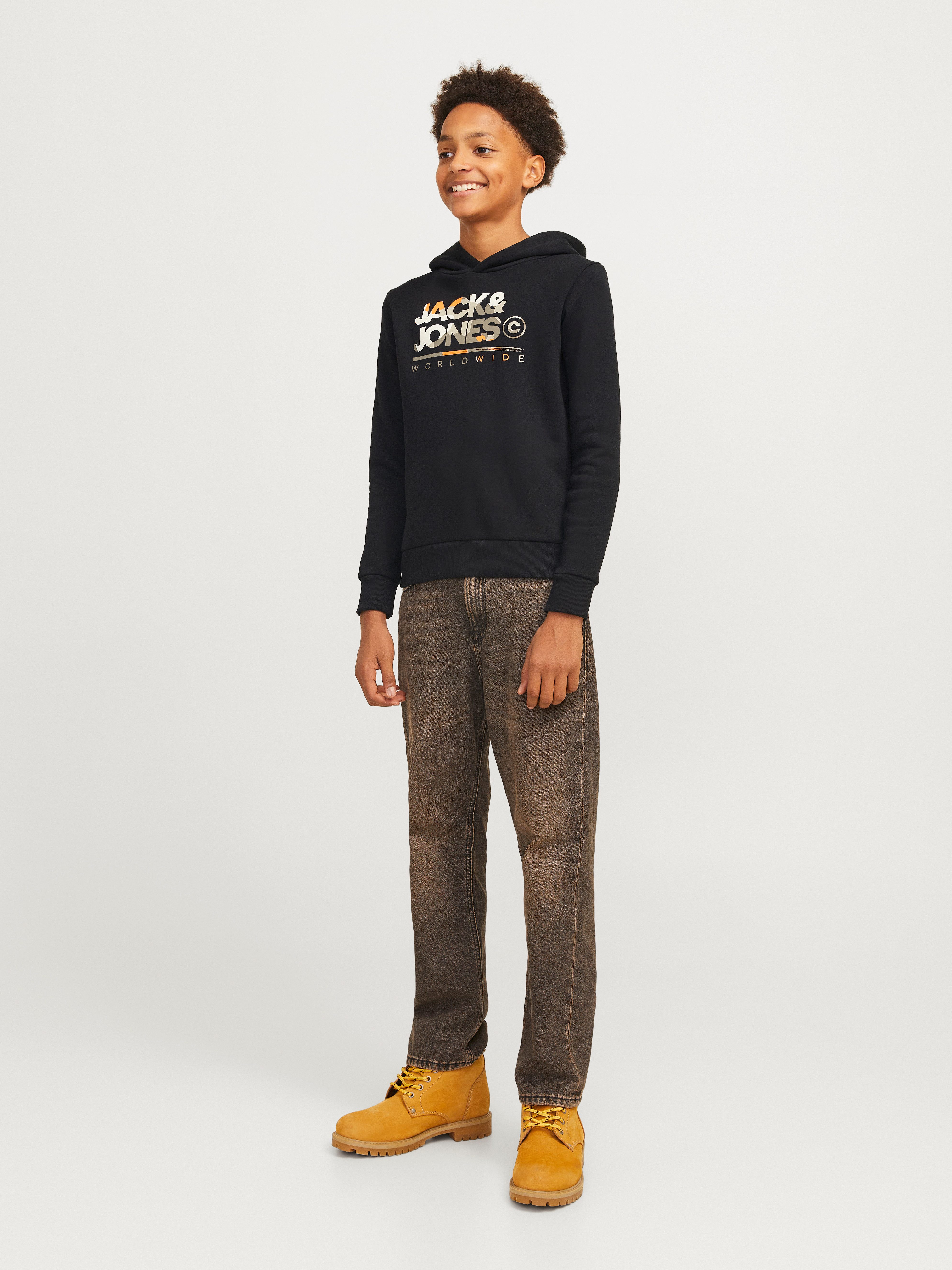 Jack & Jones Junior Hoodie JJLUKE SWEAT HOOD JNR