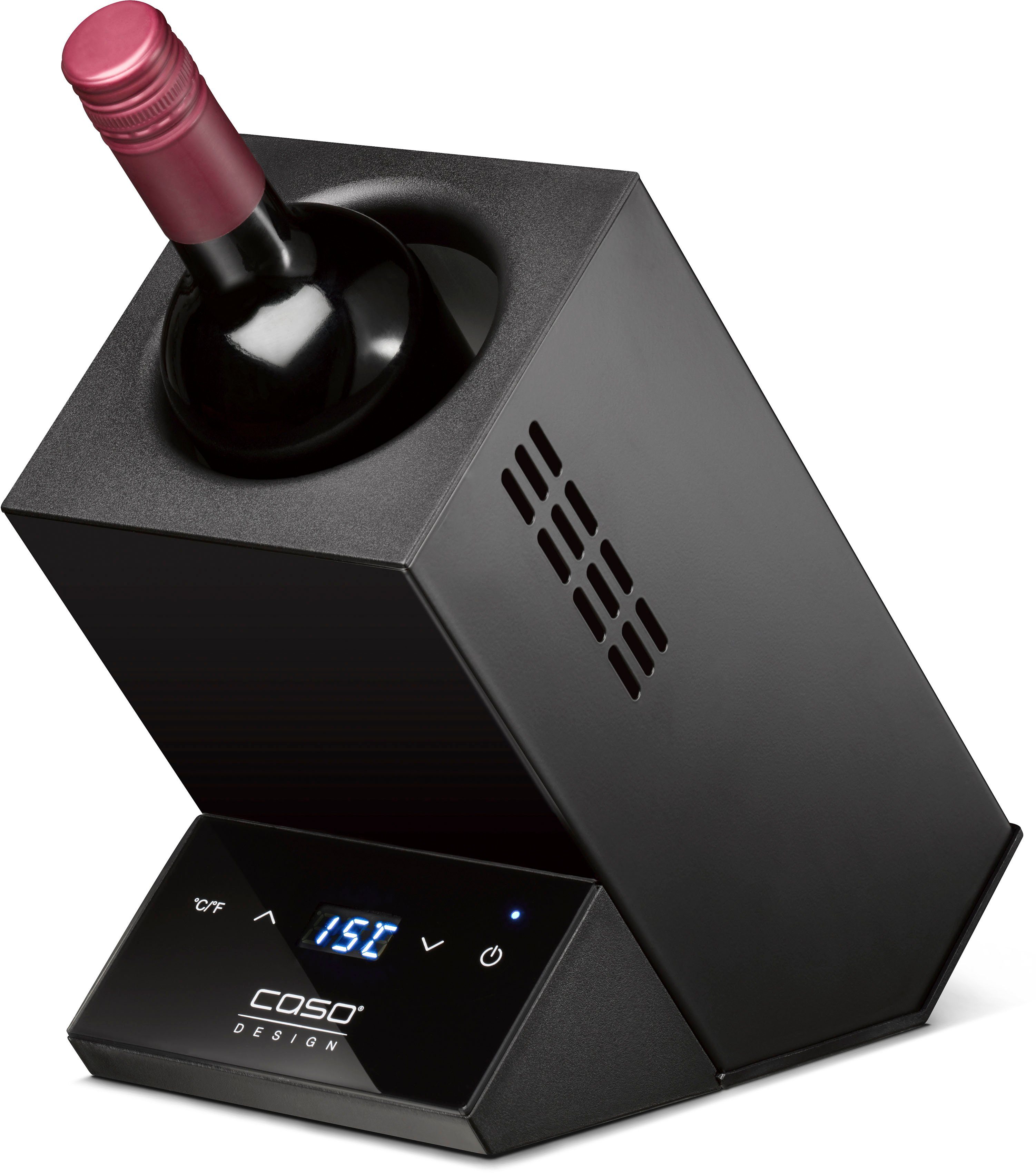 Caso 614 wijnkoeler Aanrecht Zwart 1 fles(sen)