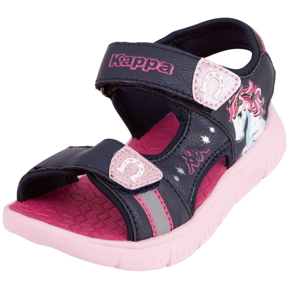 Kappa Sandalen met felgekleurde leds meisjes schoenen maat 26 EU blauw