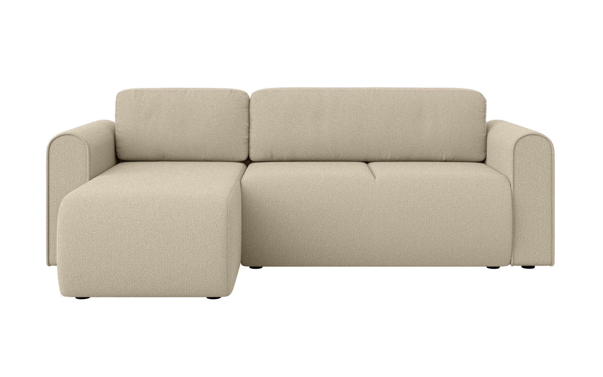 INOSIGN Hoekbank Zacharia optioneel slaapbank met opbergruimte, B/D/H 250/166/86 cm L-vorm met golfondersteuning, recamière aan beide zijden te monteren