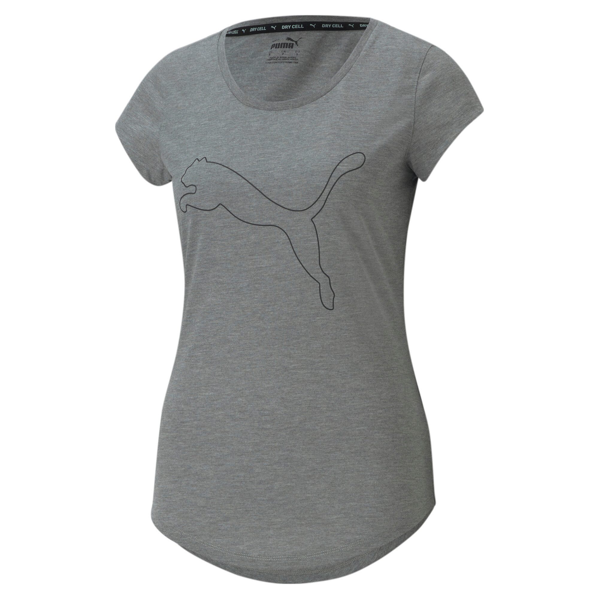 PUMA Trainingsshirt PERFORMANCE HEATHER CAT TEE W