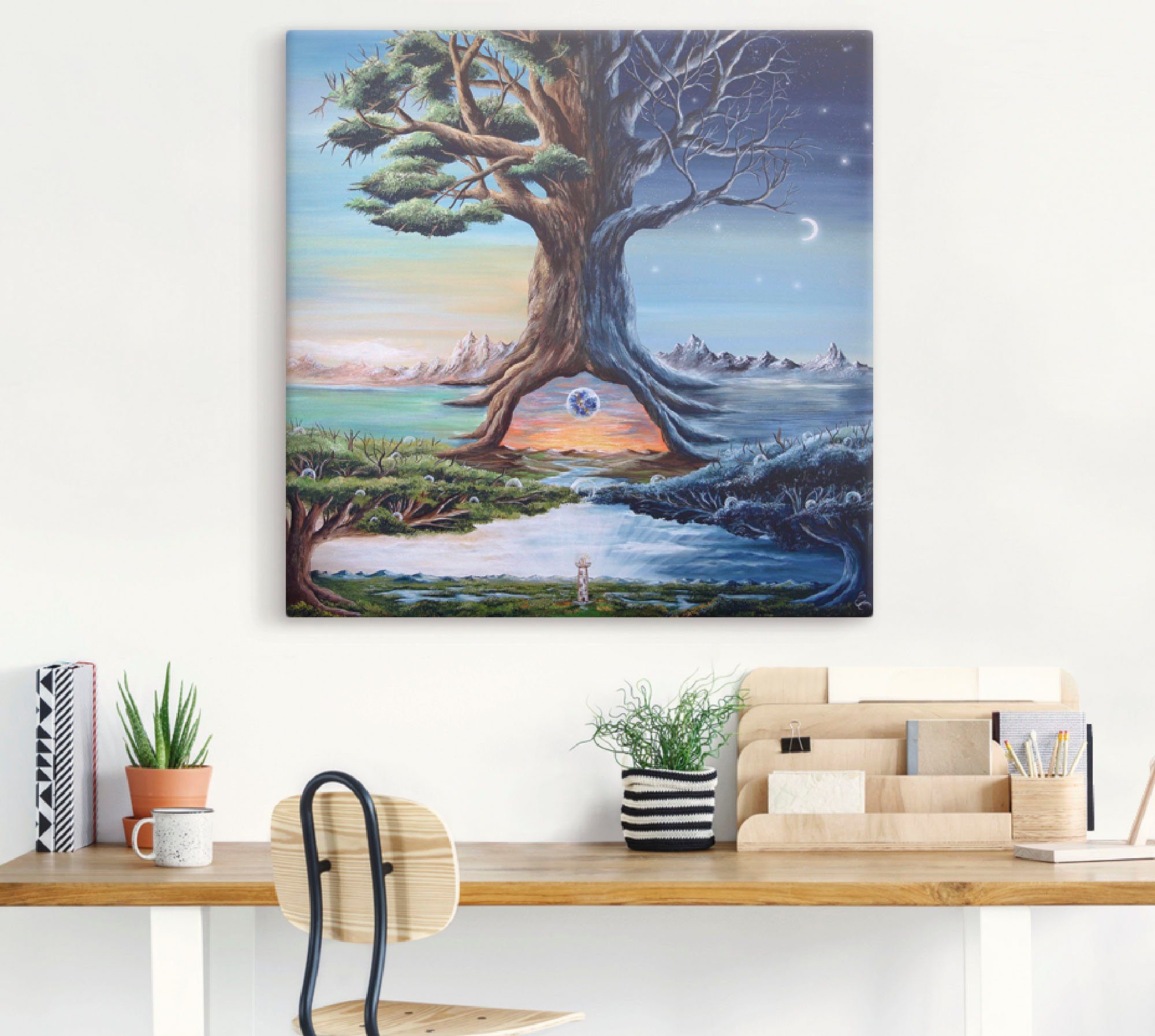 Artland Artprint op linnen Dimensies gespannen op een spieraam