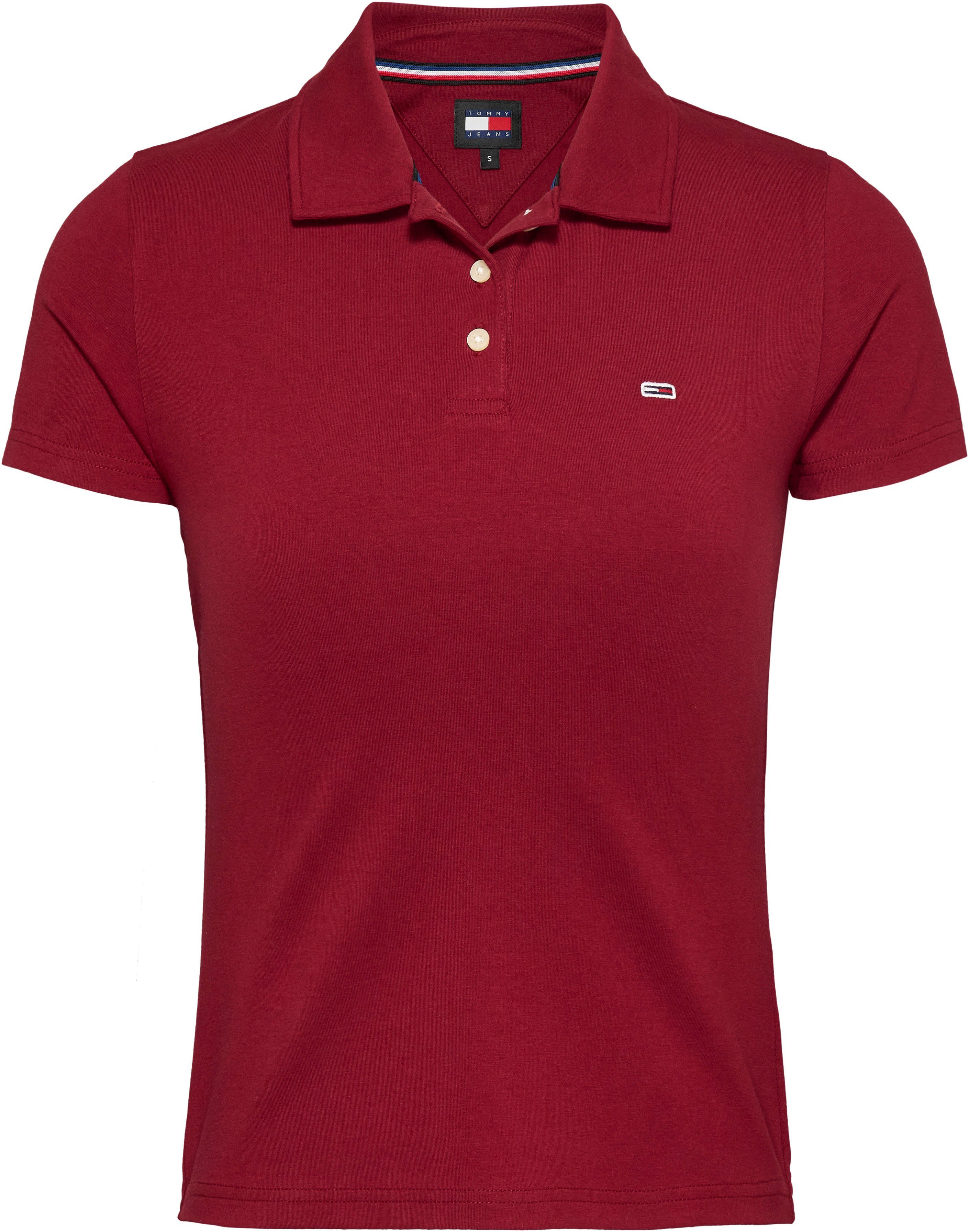 TOMMY JEANS Poloshirt met korte knoopsluiting
