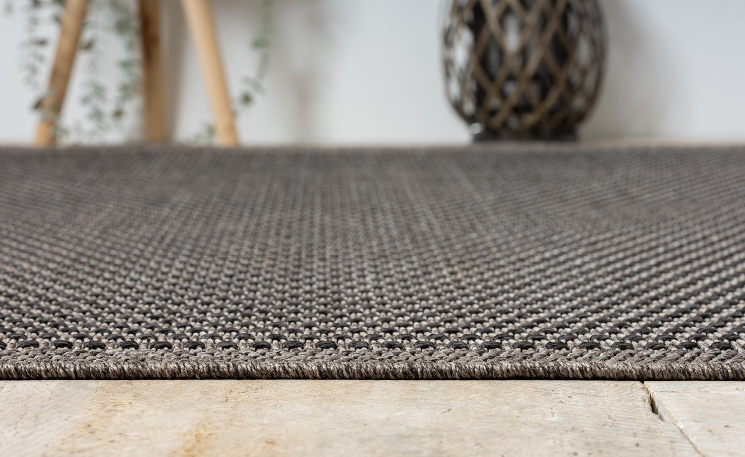 Myflair Möbel & Accessoires Vloerkleed Natura voorraadopruiming Uni-kleuren, met rand, geschikt voor buiten, balkon, terras
