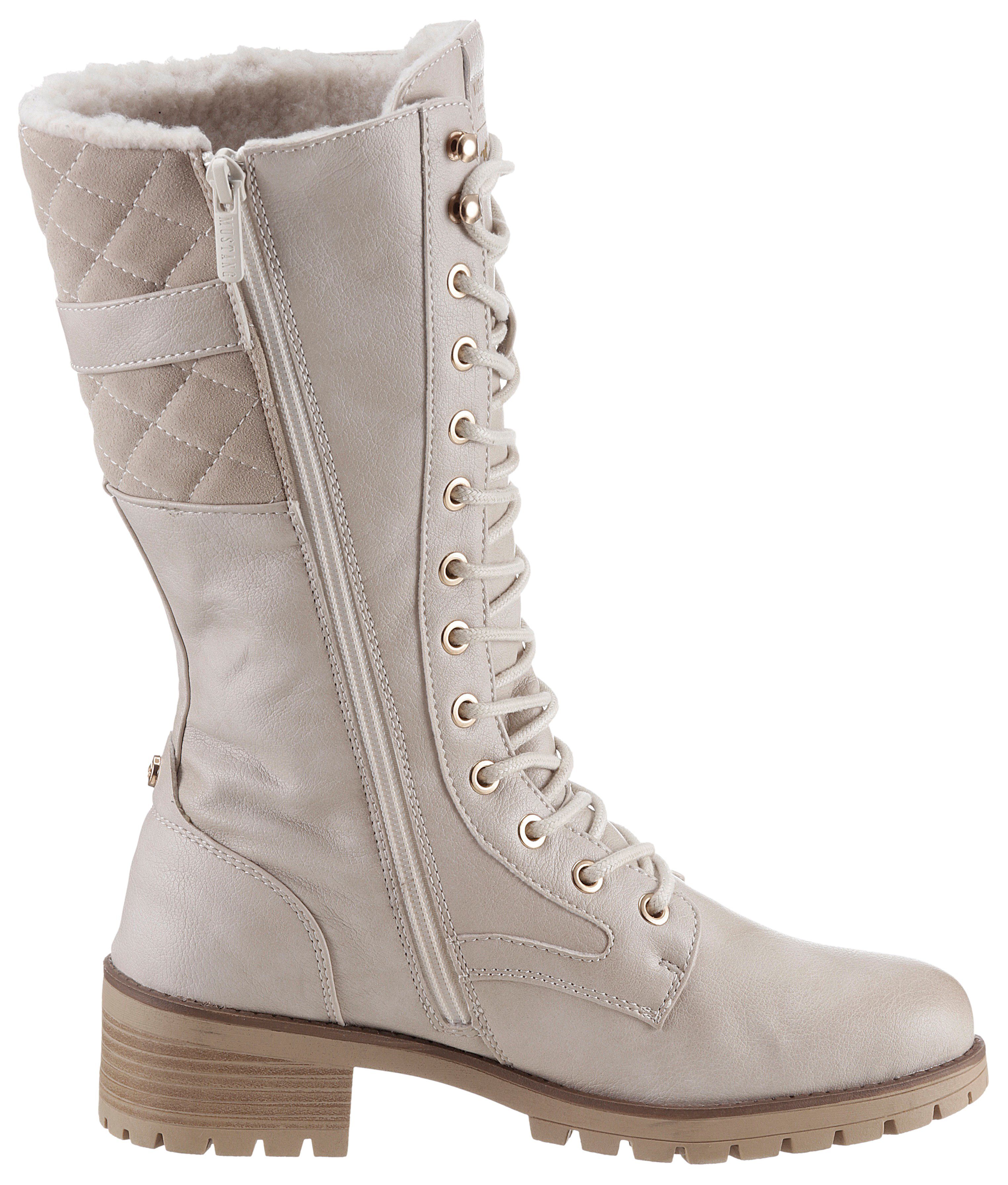 Mustang Shoes Winterlaarzen met goudkleurige accenten