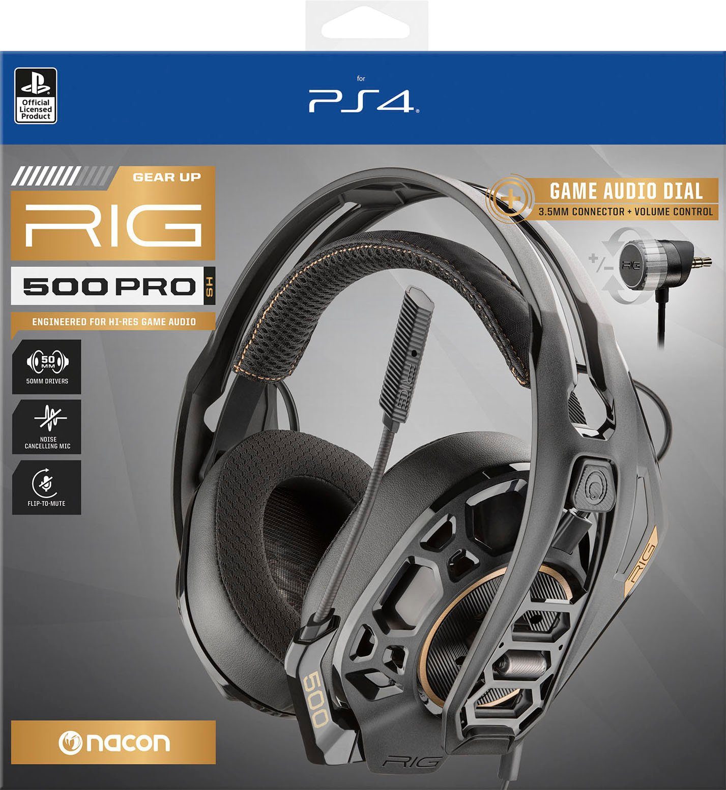 nacon Gaming-headset Nacon RIG 500 PRO HS, unidirectioneel