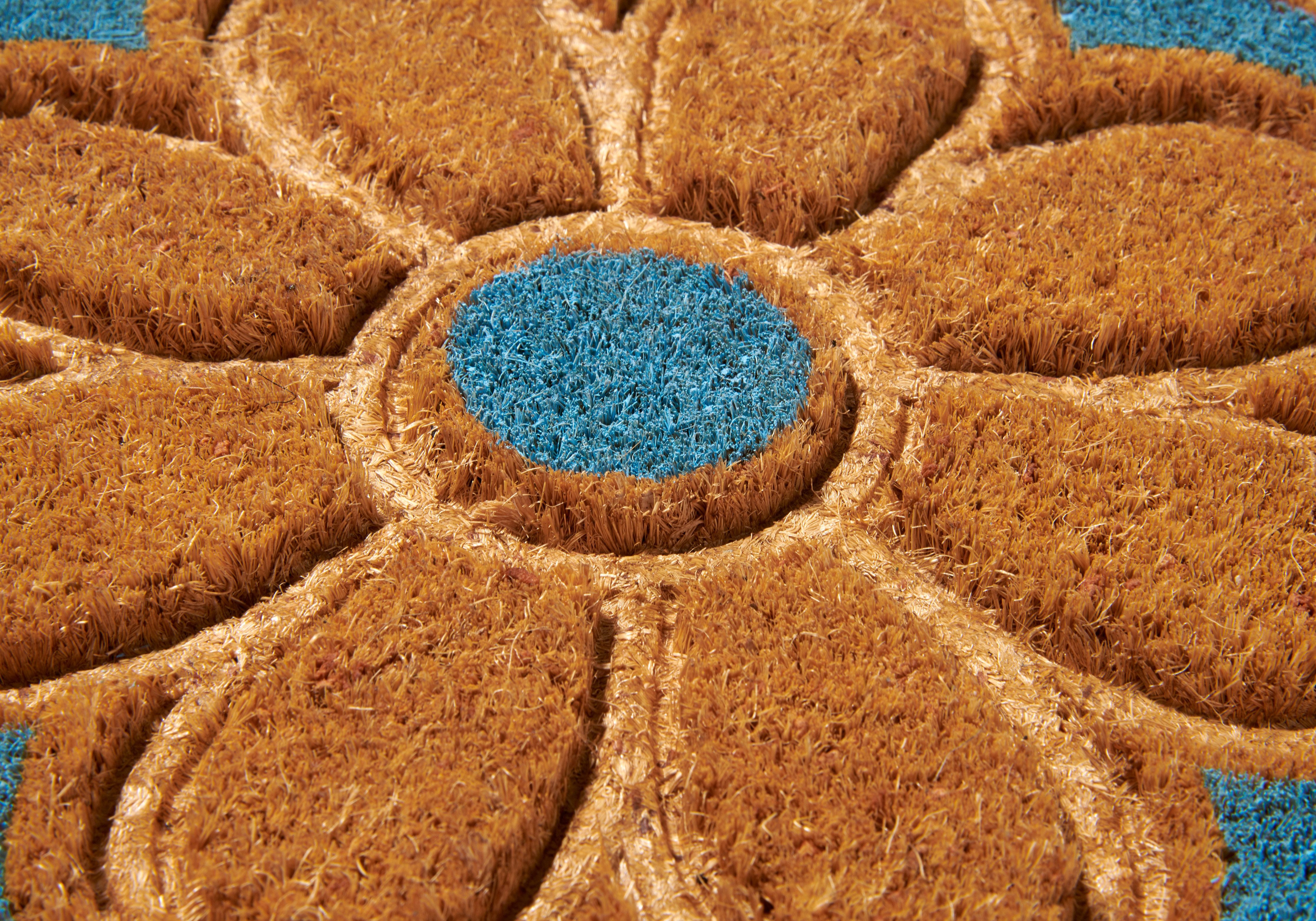 HANSE Home Mat Mix Mats Kokos Flowers, deurmat Slijtvast, onderhoudsvriendelijk, robuust, weerbestendig, UV-bestendig