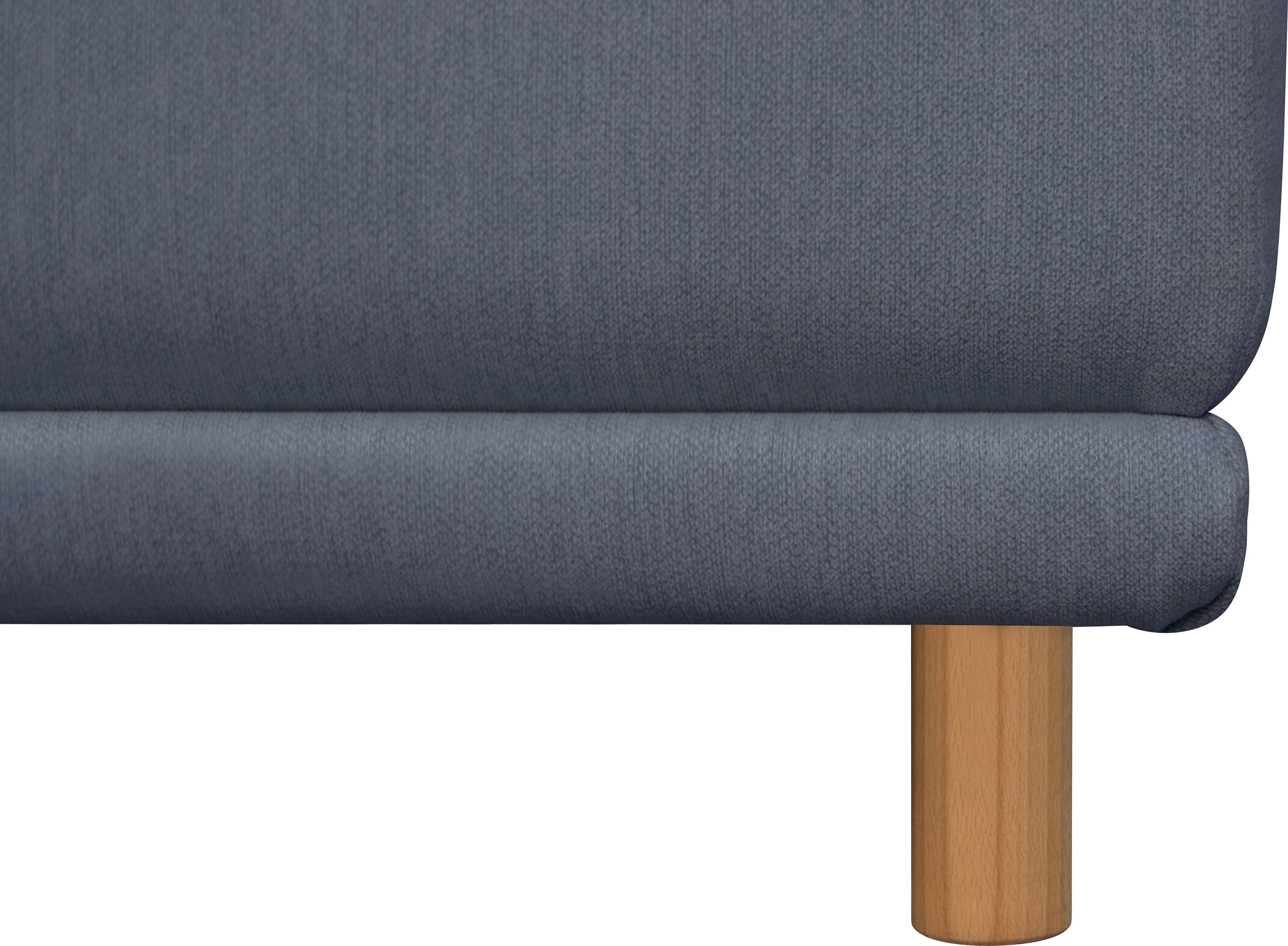 andas 3-zitsbank Maroon in een scandinavisch design, met losse kussens