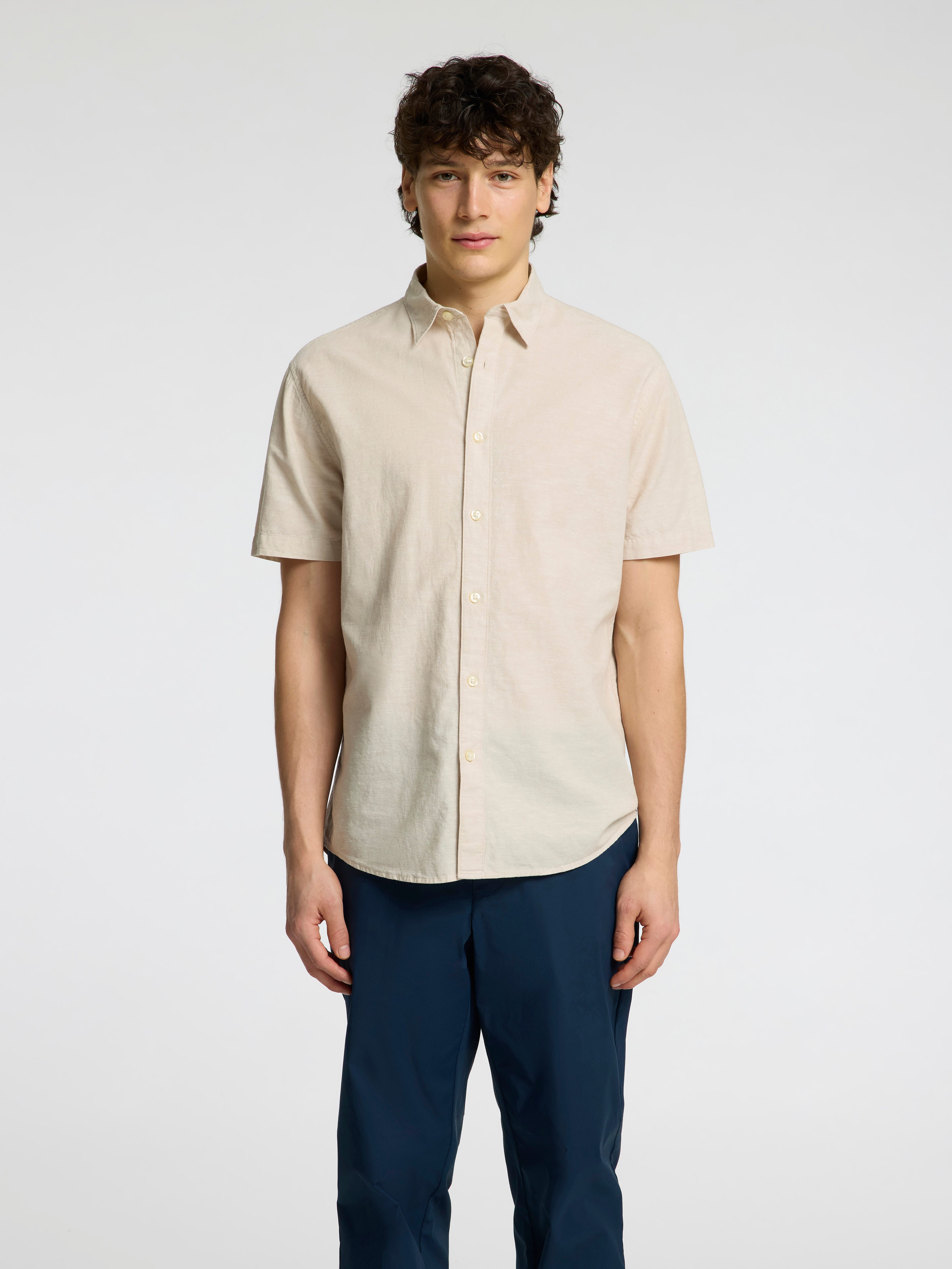 SELECTED HOMME Overhemd met korte mouwen SLHREG-SUN SHIRT SS NOOS
