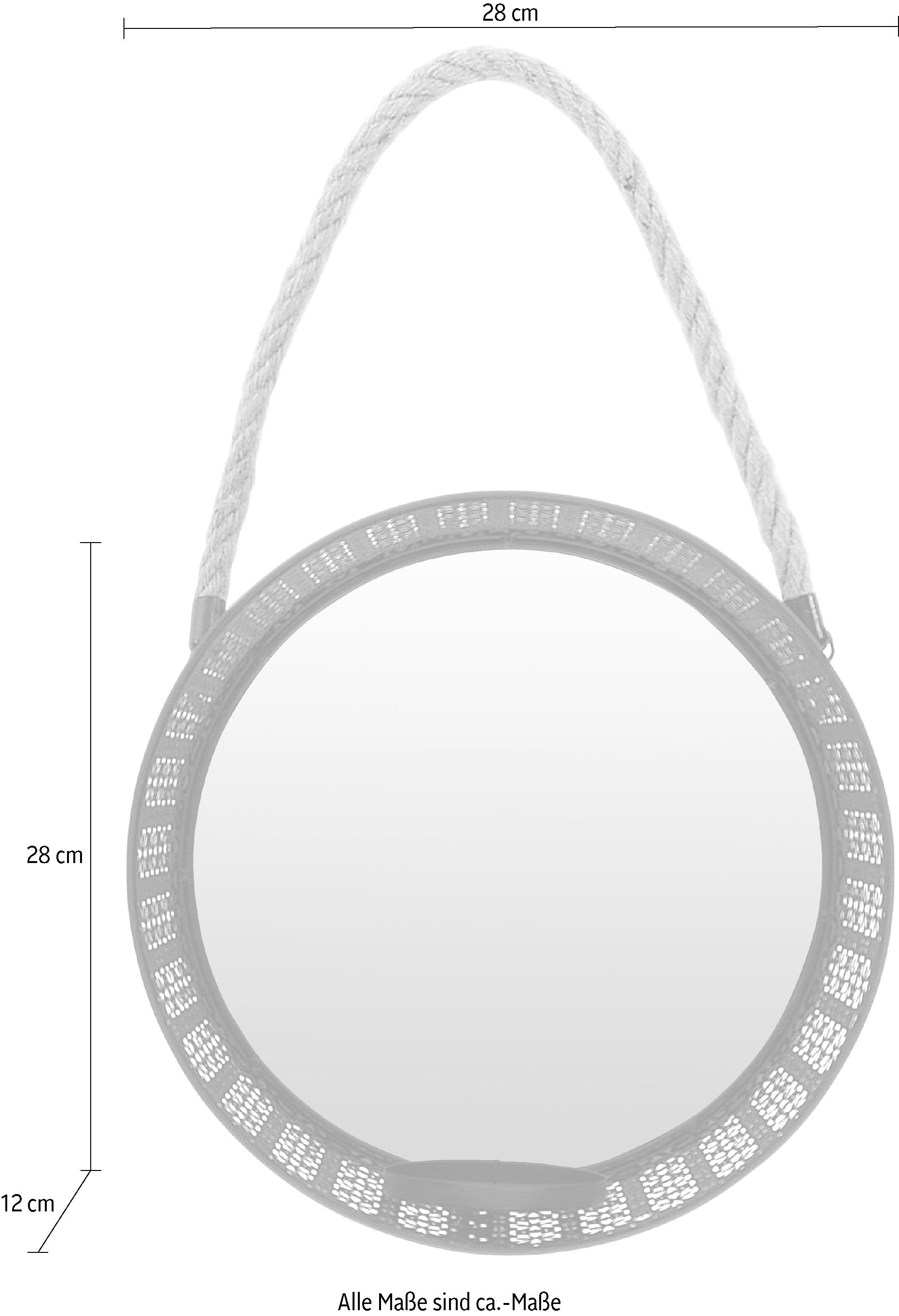 Myflair Möbel & Accessoires Spiegelwandkandelaar Andschana, zwart (1 stuk)