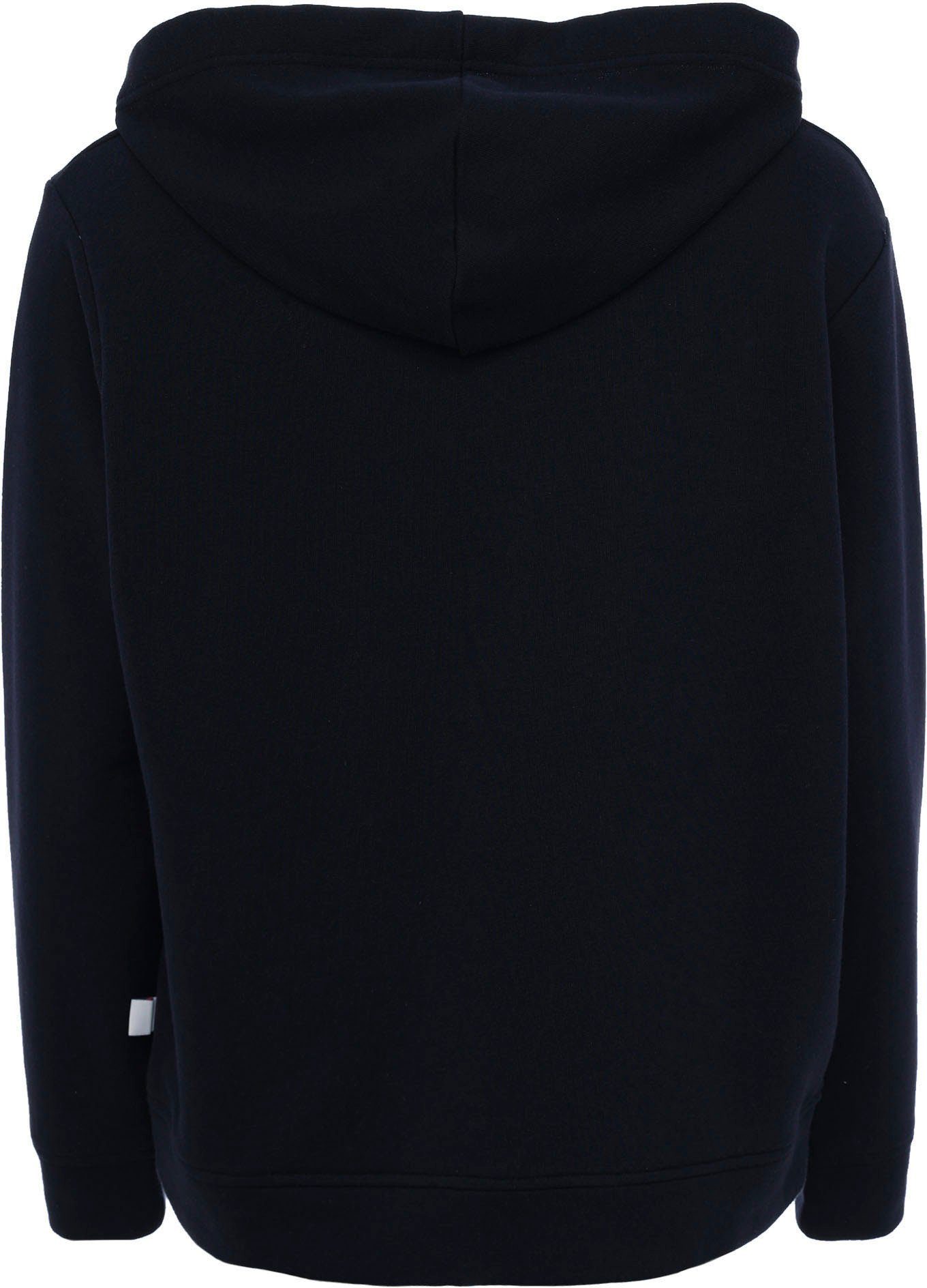 Zwillingsherz Sweatshirt Smile met brede banden, v-halslijn en details in neonkleuren