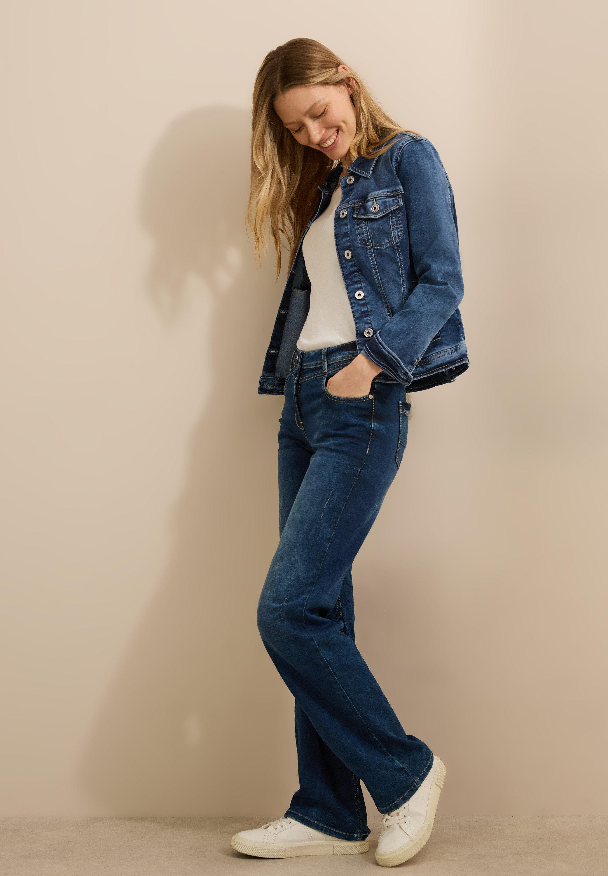 Cecil Jeansjack met borstzakken