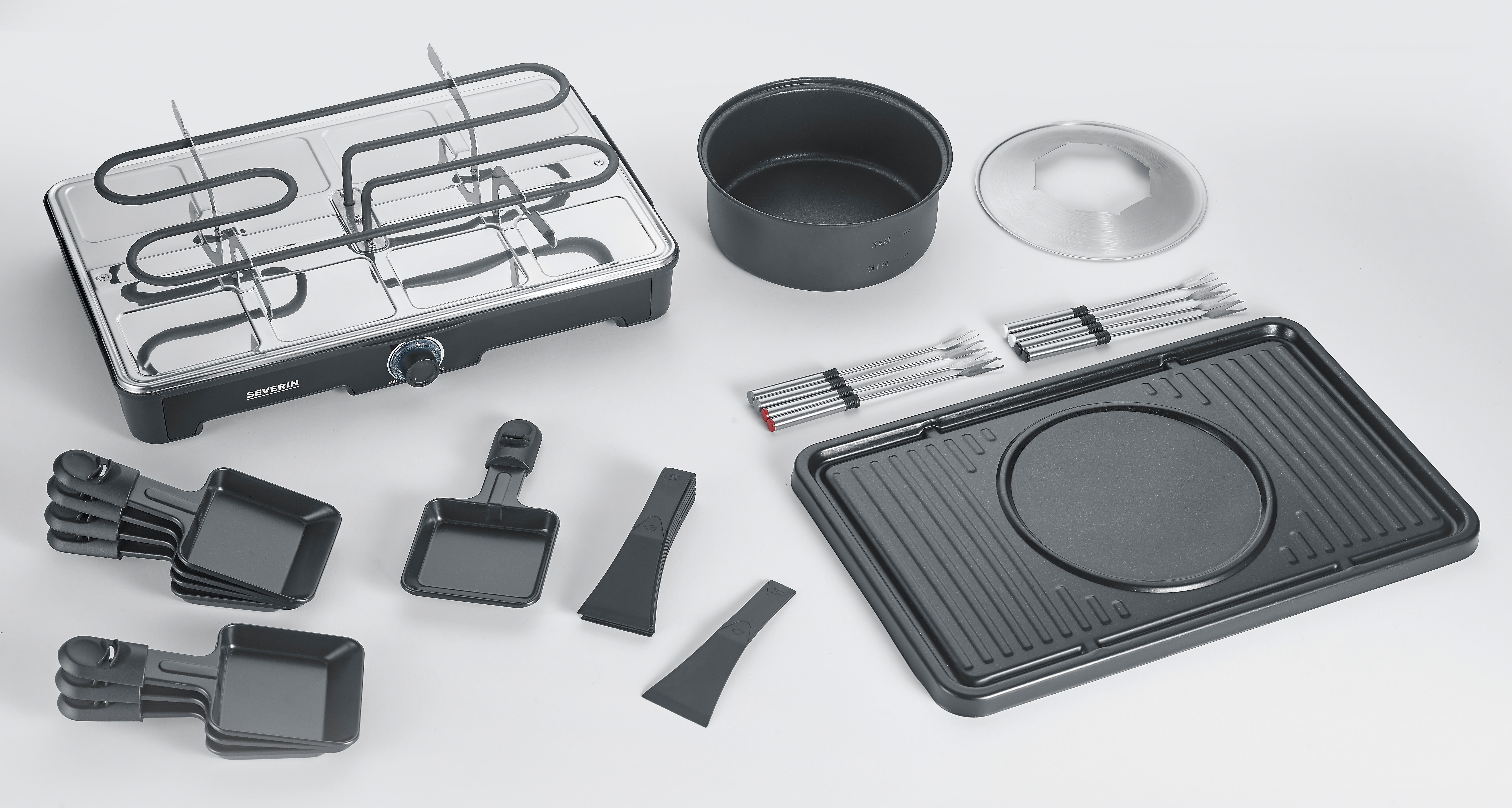 Severin Raclette en fondue set RG 2347
