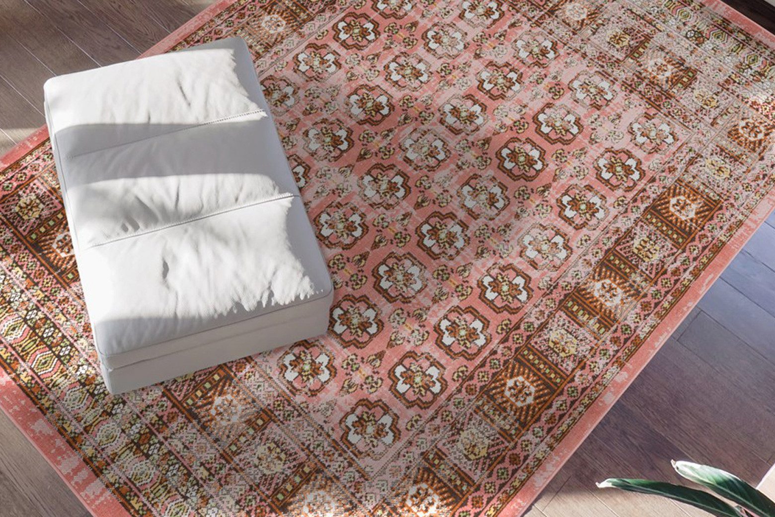 calo-deluxe Vloerkleed Ruzica-606 Platweefsel, vintage-design, woonkamer