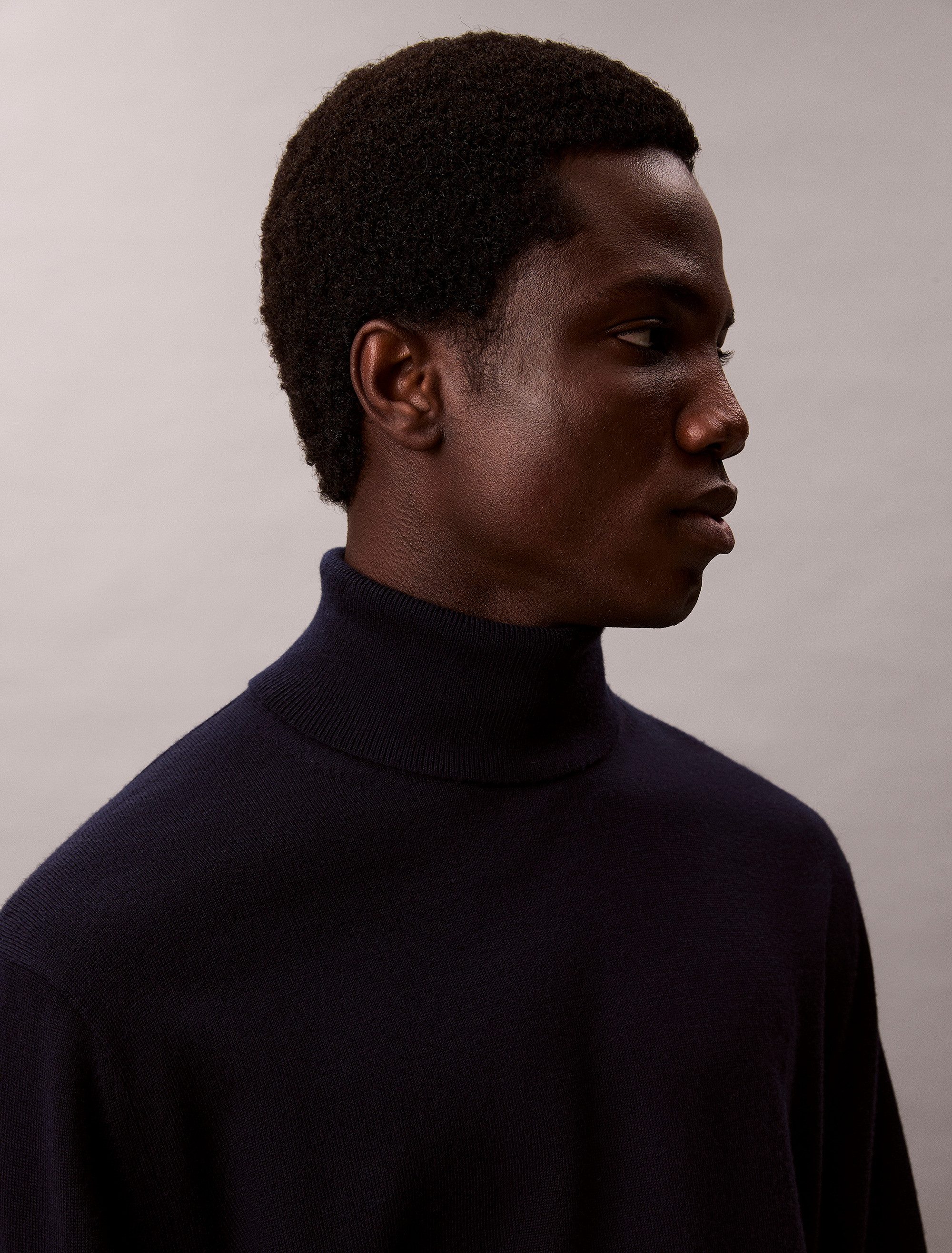 Calvin Klein Coltrui LS 100% MERINO T-NECK 14GG