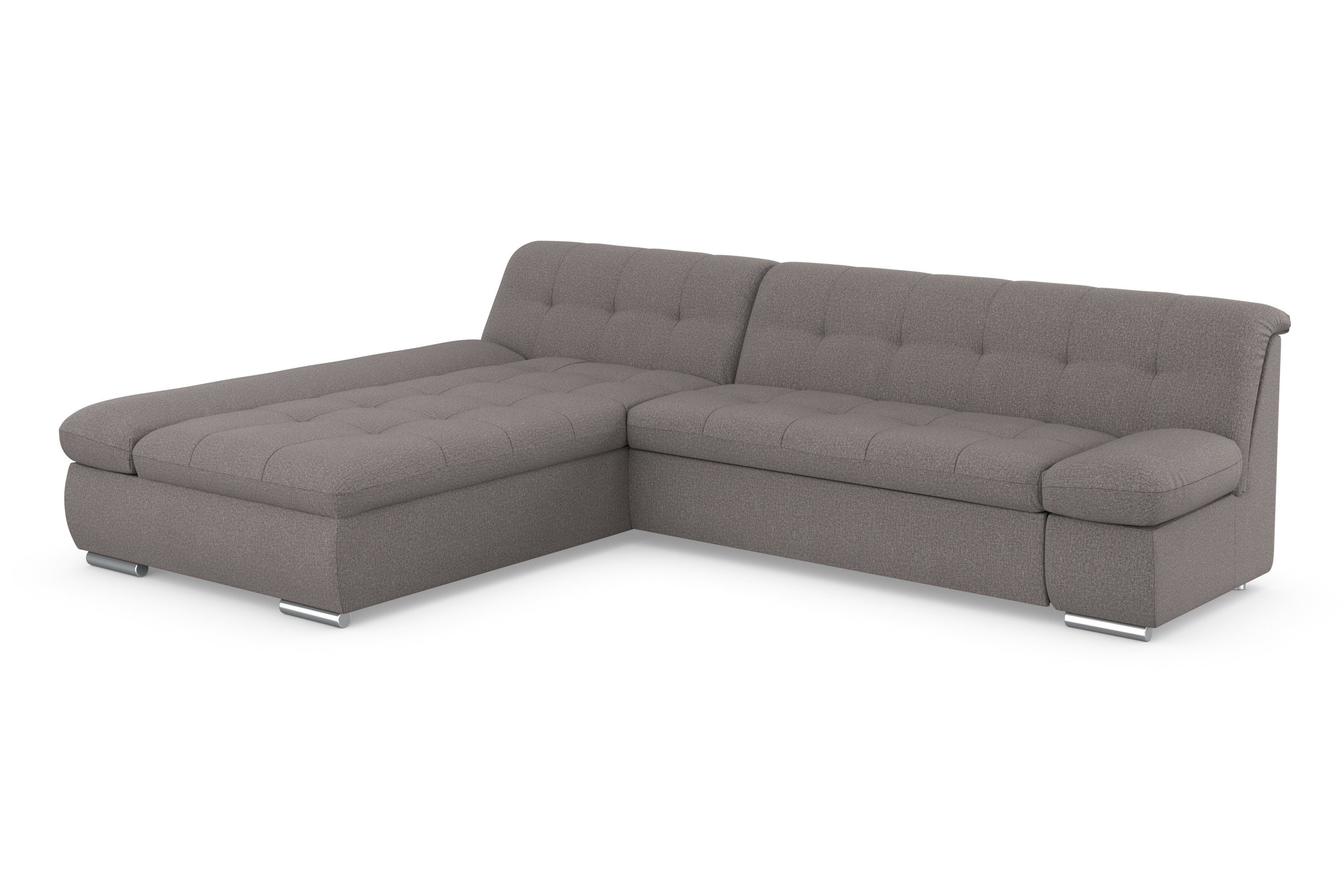 DOMO collection Hoekbank Mona L-vorm optioneel met slaapfunctie
