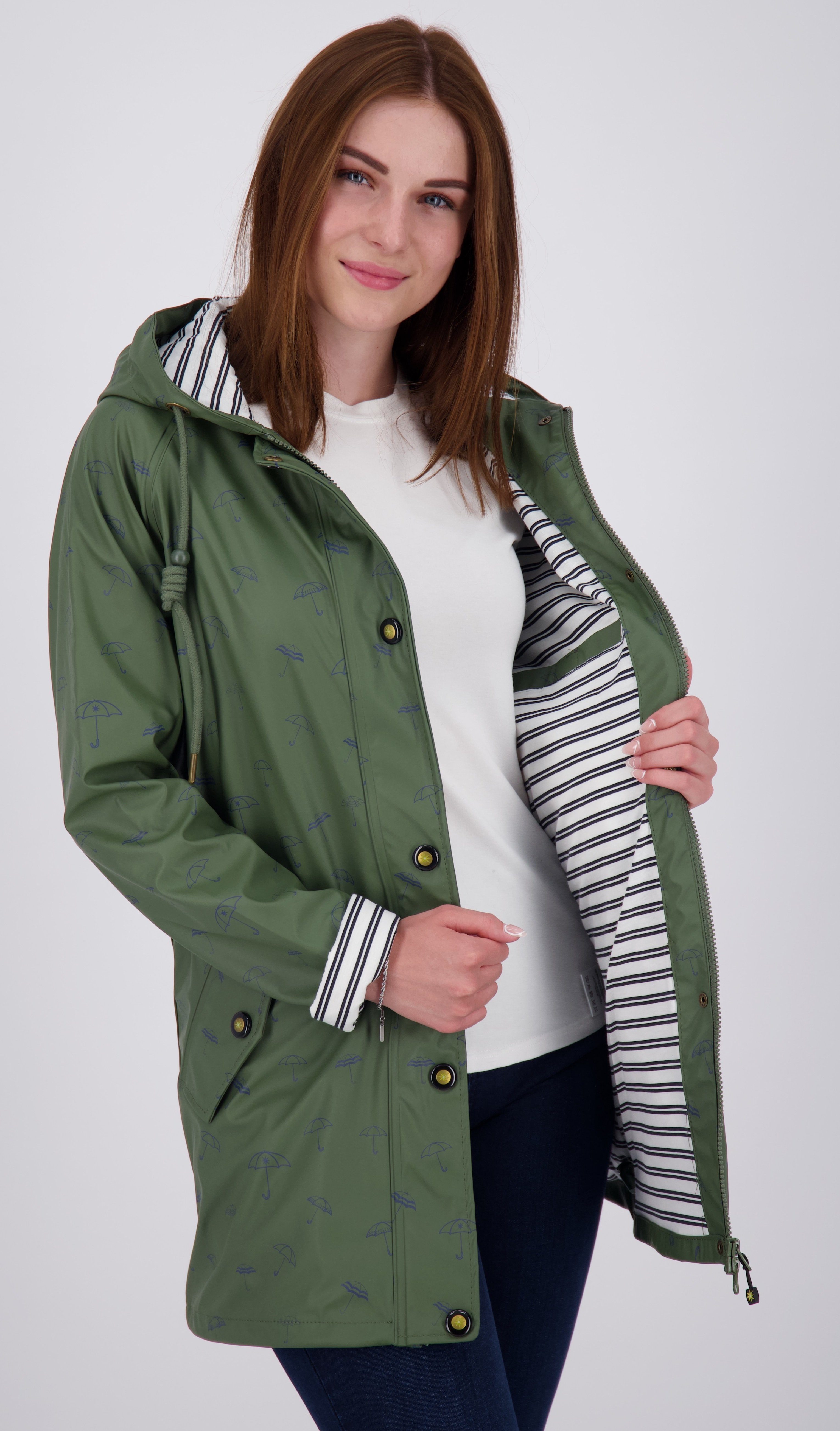 DEPROC Active Regenjack Friesennerz WIZZARD PEAK WOMEN UMBR