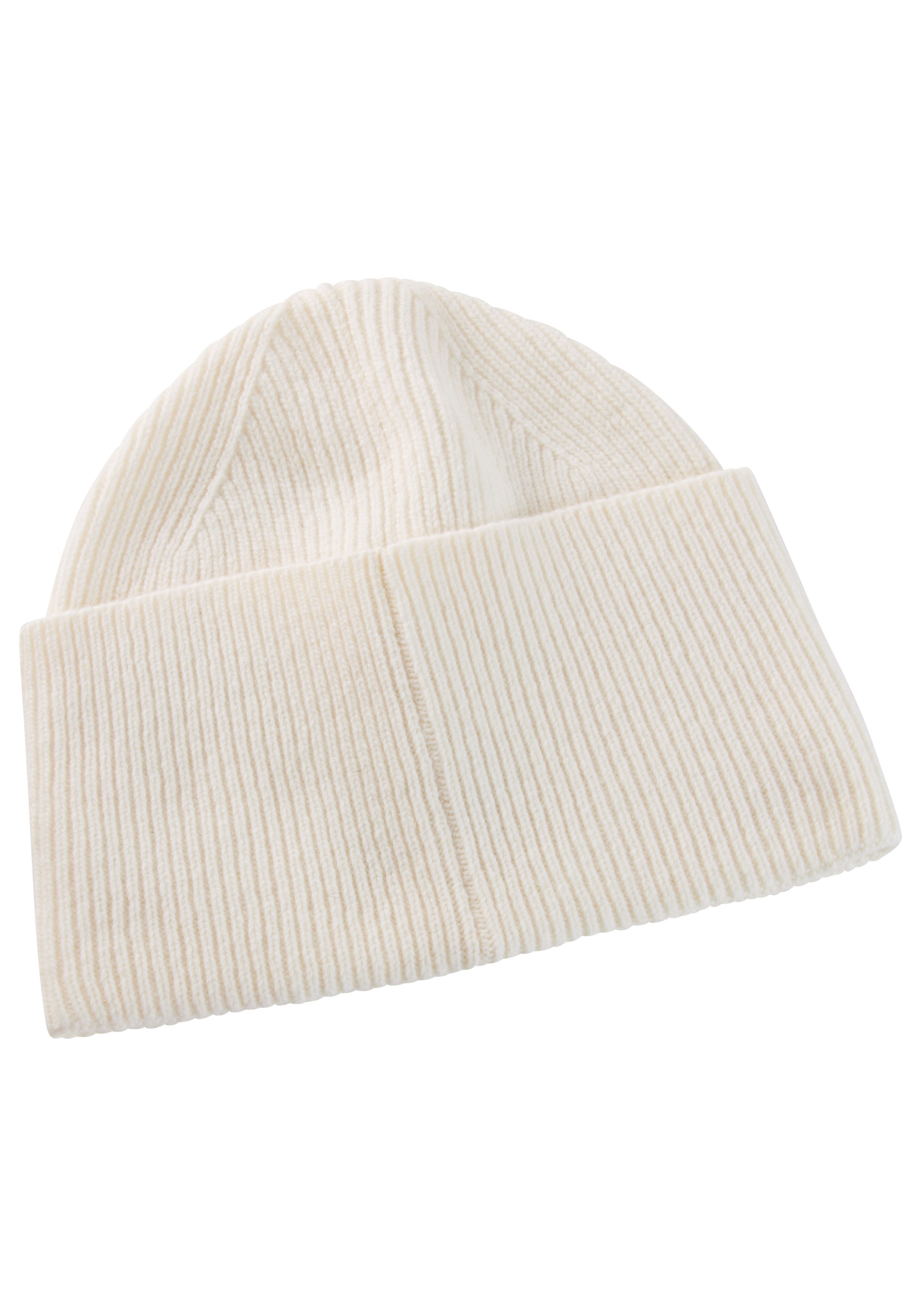 HUGO Beanie Xaff 6 met logobadge