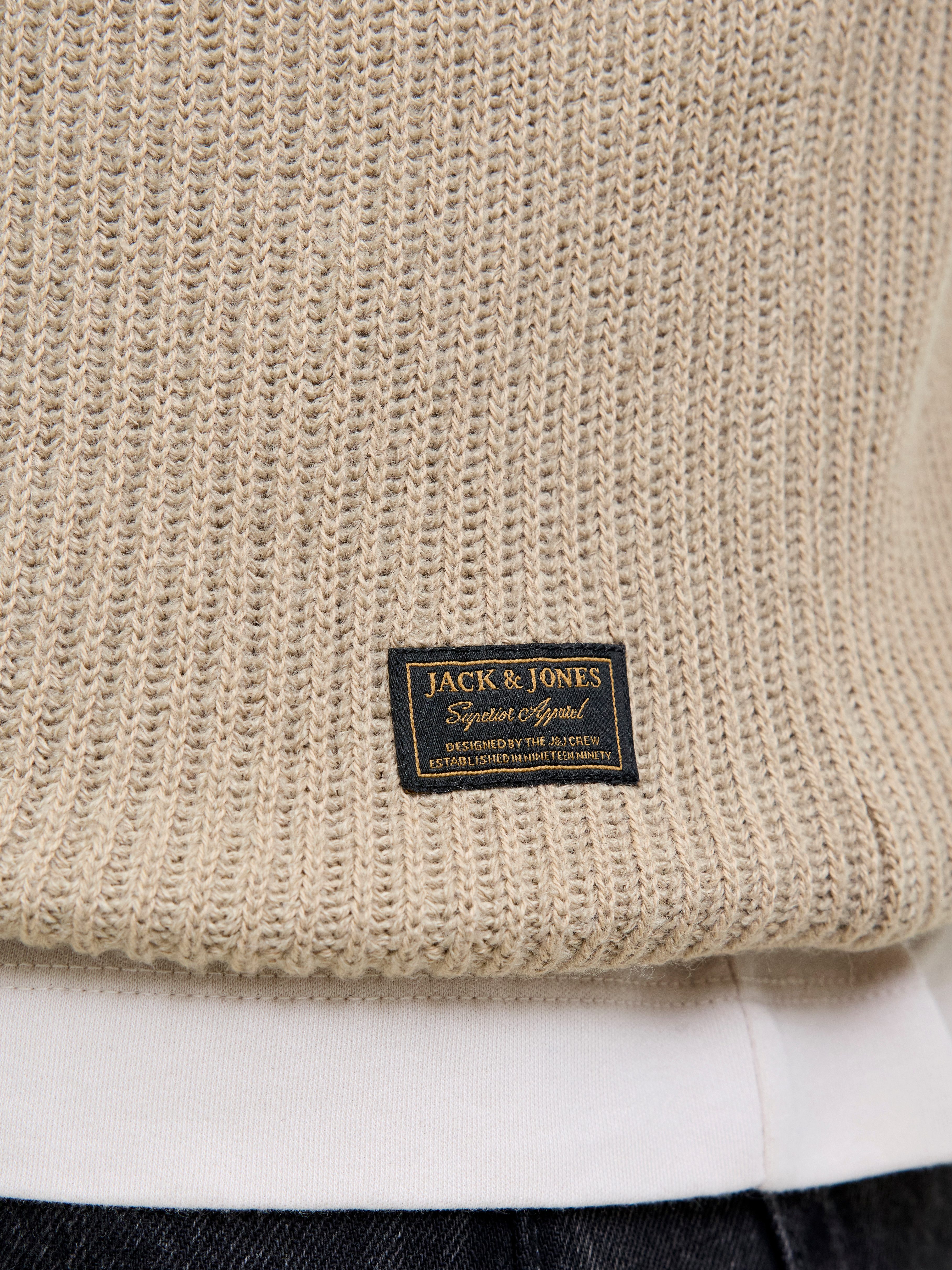Jack & Jones Trui met ronde hals JJPANNEL KNIT CREW NECK AW25