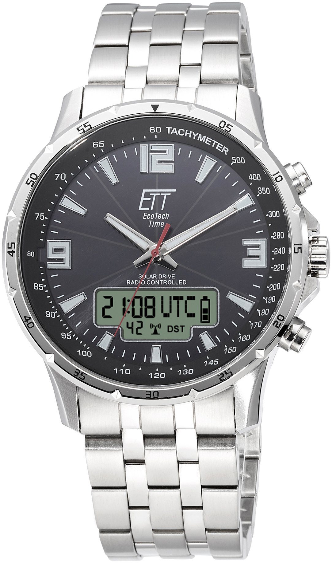 ETT Radiografische chronograaf Professional, EGS-11551-21M Polshorloge, herenhorloge,...