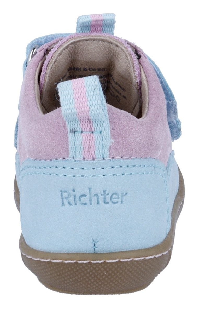 Richter Babyschoentjes Maxi WMS: gemiddeld Kinderschoen in coole materiaalmix, maat sjabloon om te downloaden