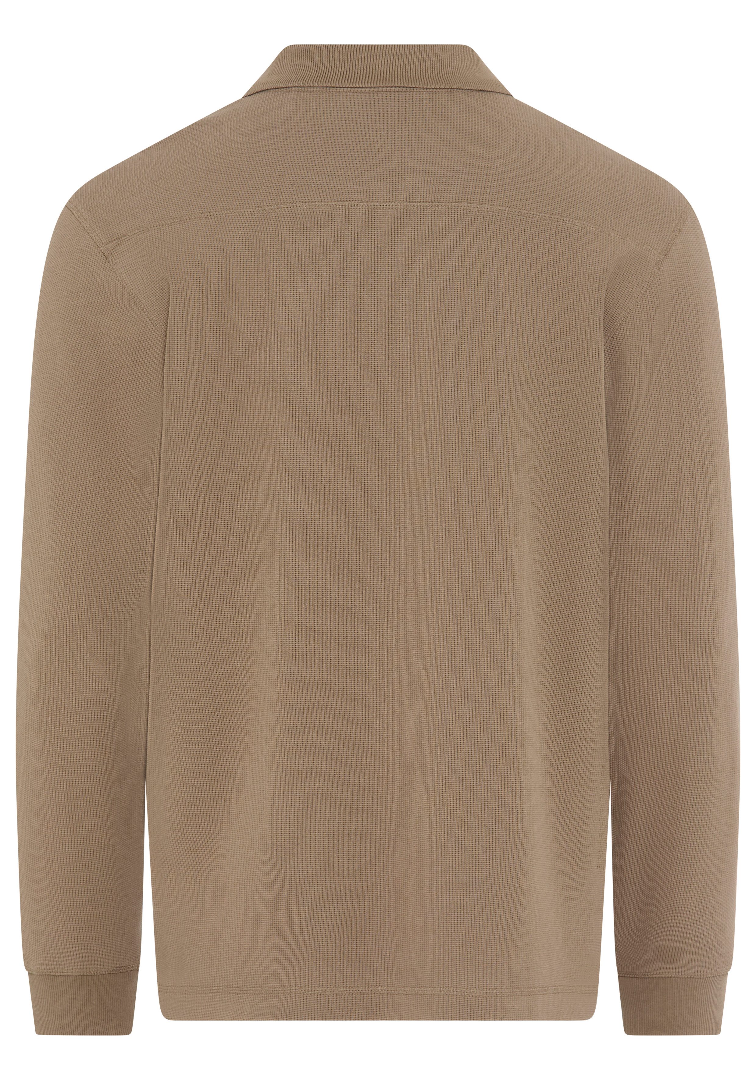 Boss Orange Poloshirt Petempestolong met knoopsluiting