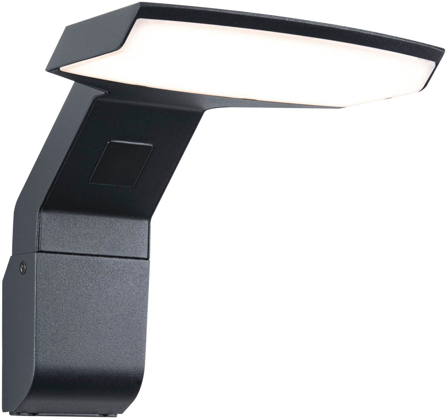 Paulmann Led-wandlamp voor buiten Zenera 230V Antraciet 2.200 - 3.000 K insectvriendelijk en zeewaterbestendig